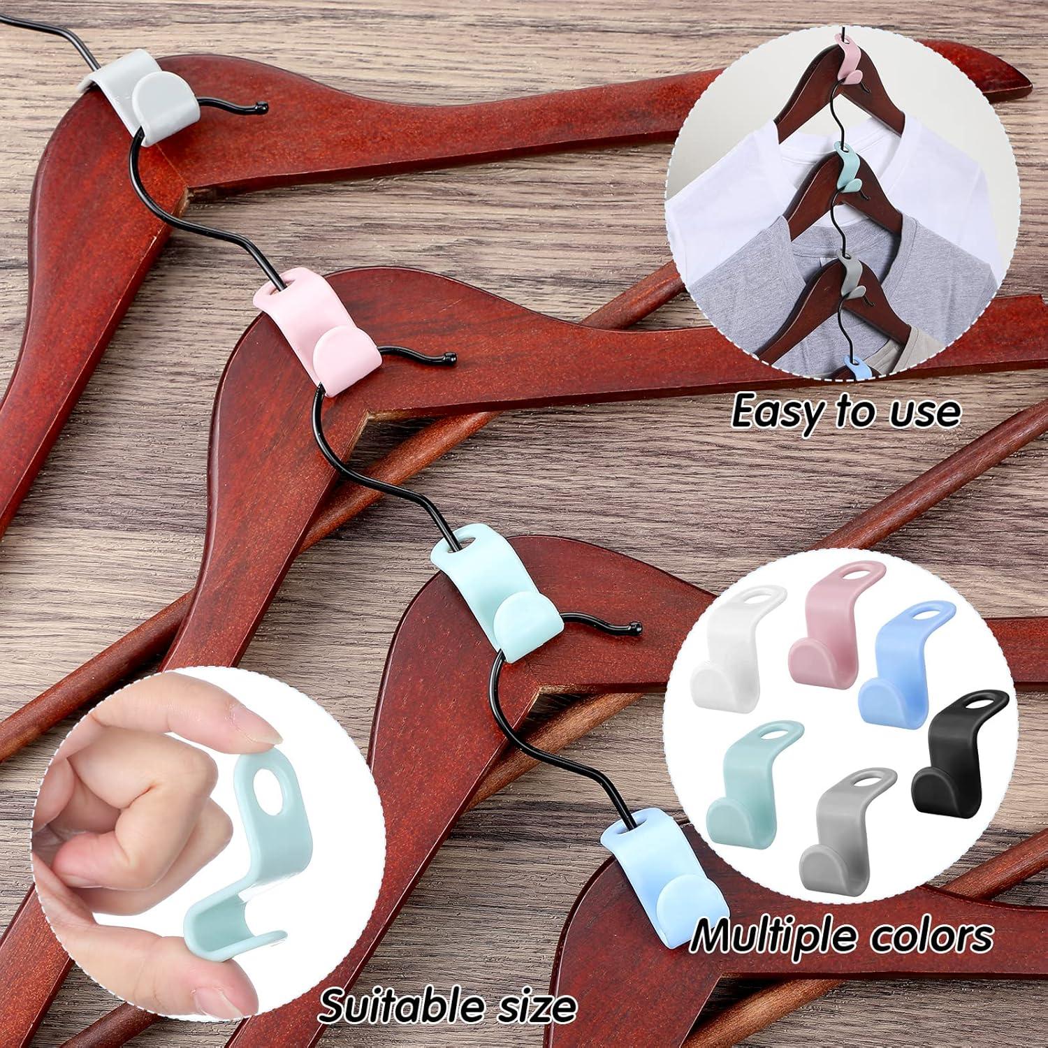 Ganchos Conectores para Perchas Fumete 300 Pcs Ahorra Espacio