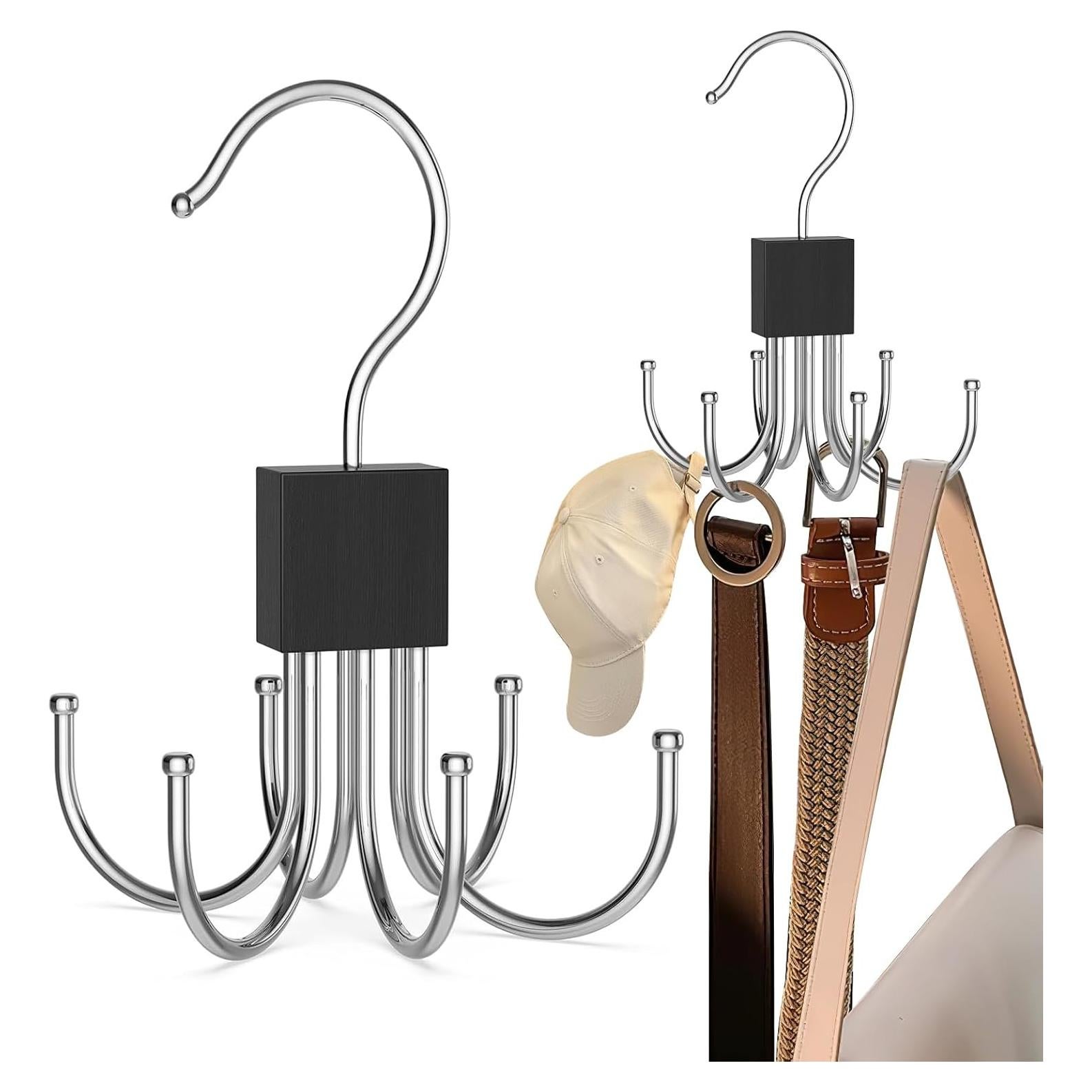 Perchero Organizador Rotativo Hekmaden 14x16cm Ahorra Espacio