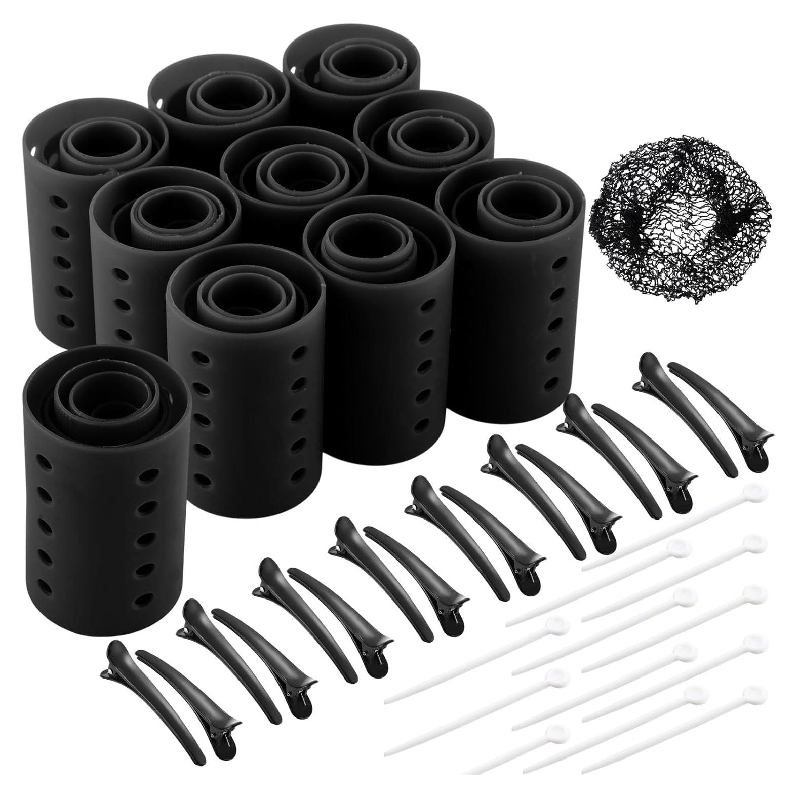 Set de Rulos para Cabello WILLBOND 141 Piezas 6 Tamaños