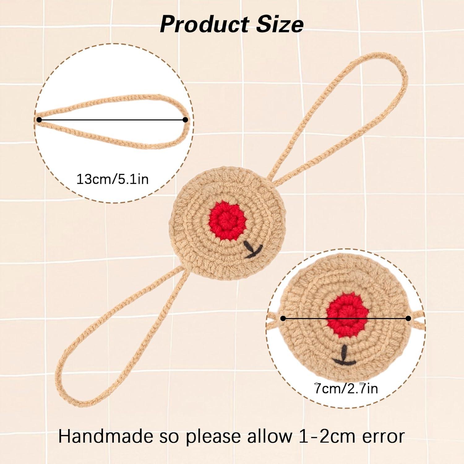 Calentador de Nariz de Crochet FunisFun Marrón - Invierno