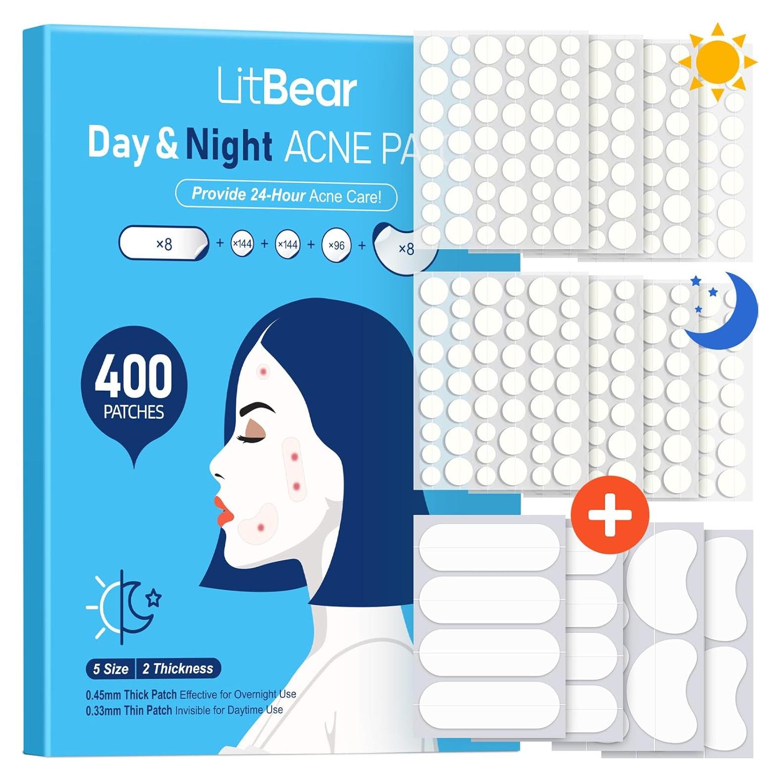 Parches para Granos LitBear - 400 Unidades, 5 Tamaños