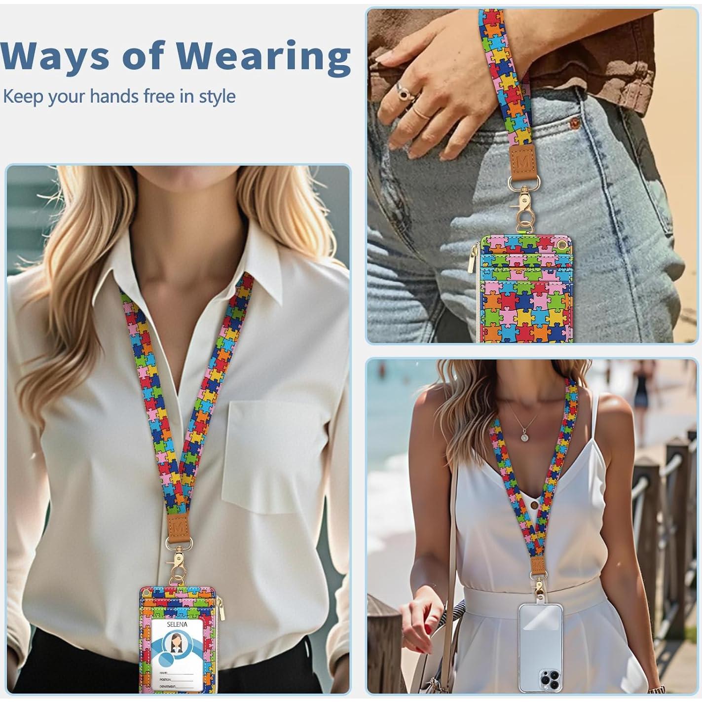 Billetera con Lanyard Mavellin RFID para Identificación - Autismo