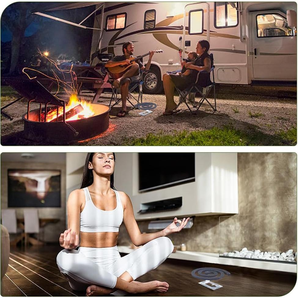 Soporte Mini para Espirales de Mosquitos CREATCABIN 30 Pcs