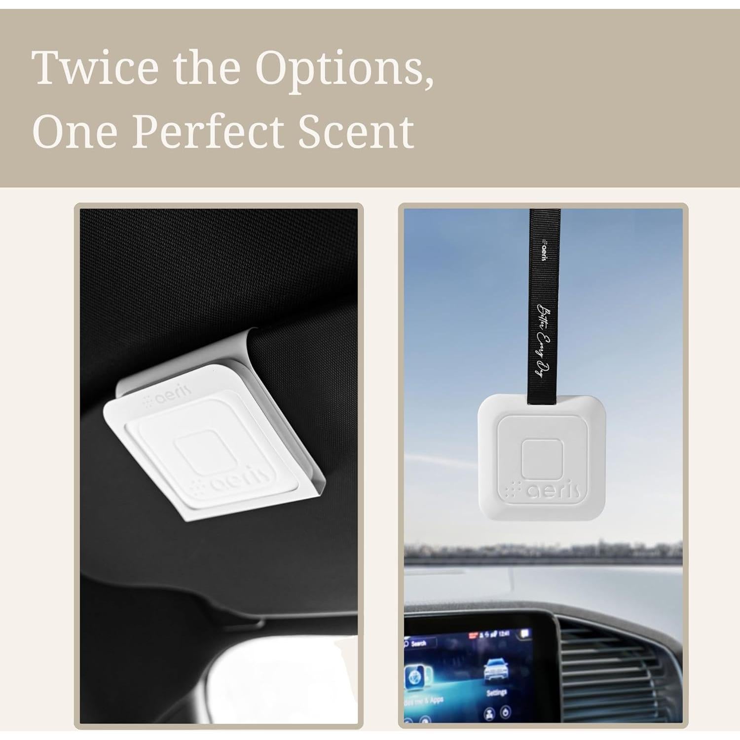 Kit de Fragancia para Automóvil Aeris - Clip + Piedra Recargable