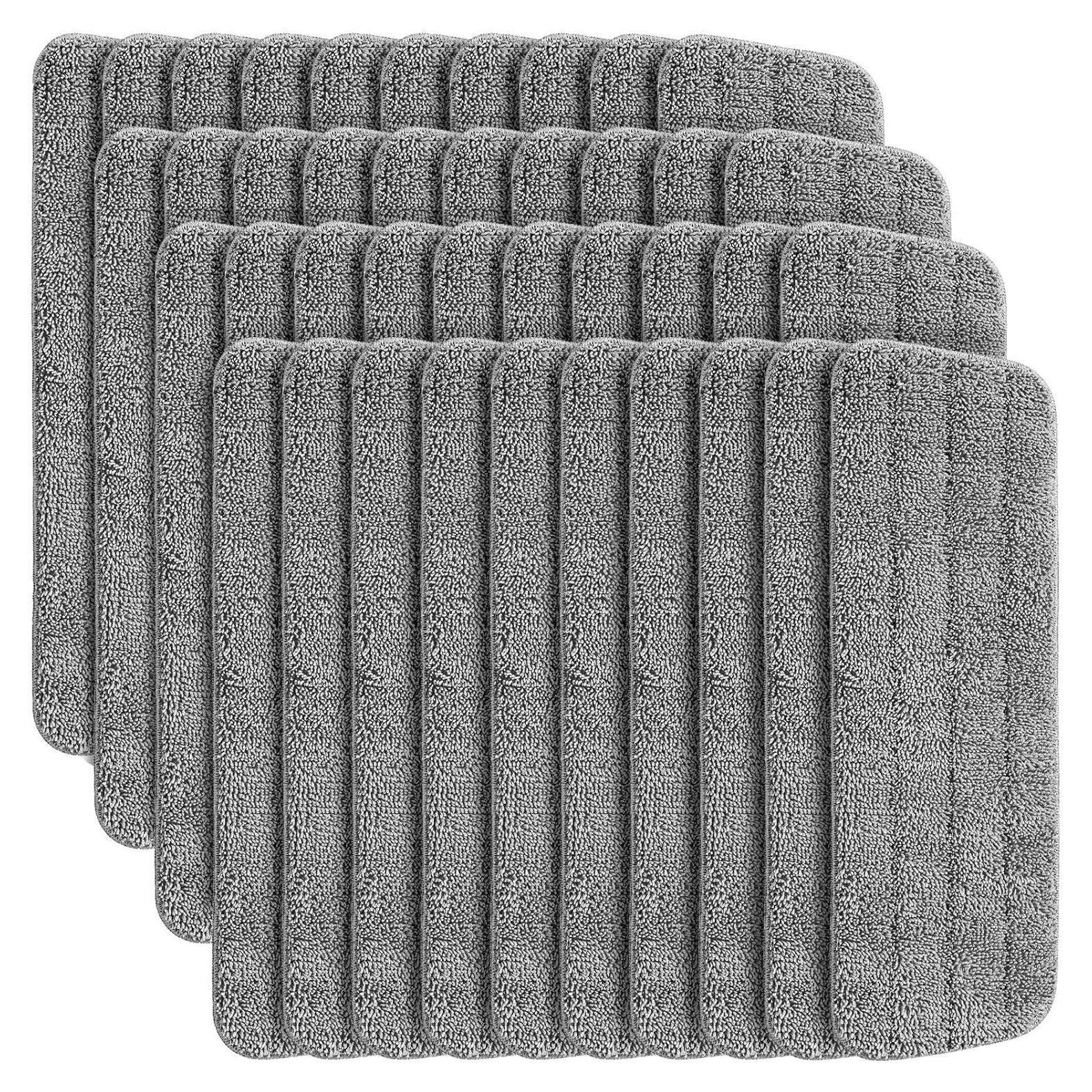 Paquete de 40 Almohadillas de Microfibra LOYIM 42x13.3cm Gris