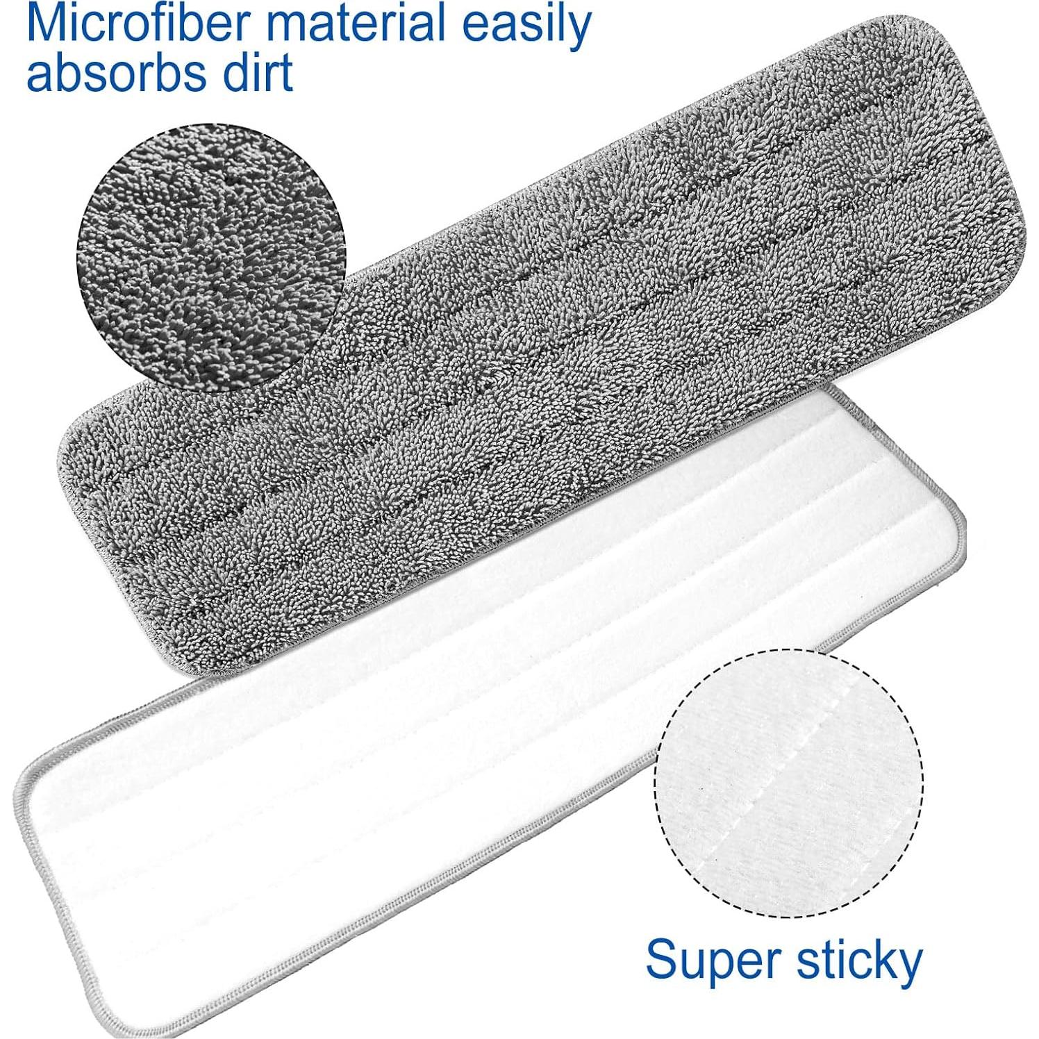 Paquete de 40 Almohadillas de Microfibra LOYIM 42x13.3cm Gris