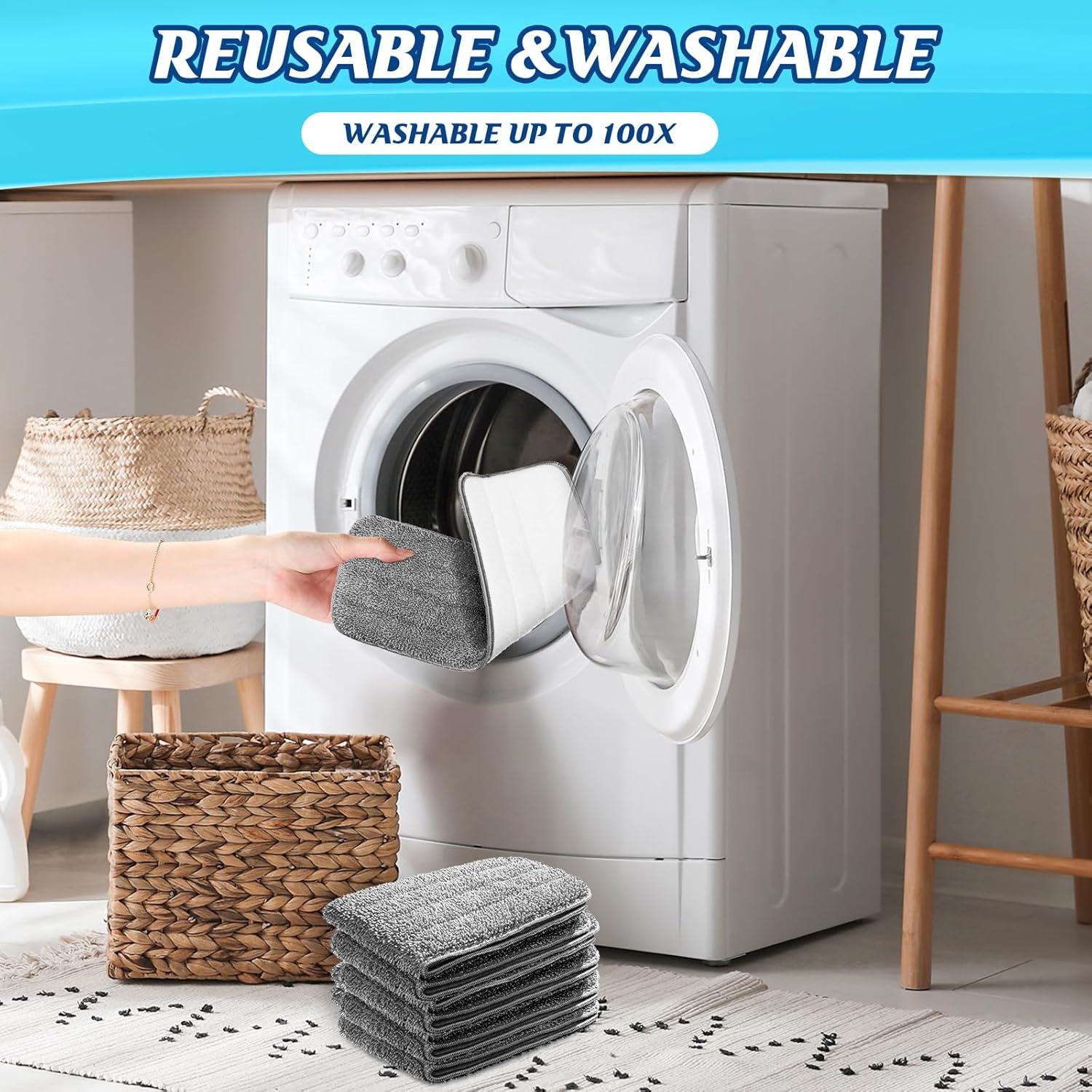 Paquete de 40 Almohadillas de Microfibra LOYIM 42x13.3cm Gris