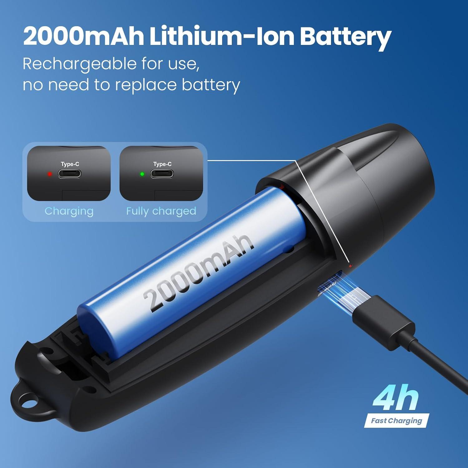 Silbato Electrónico UNIWA USB 3 Tonos para Árbitros y Seguridad