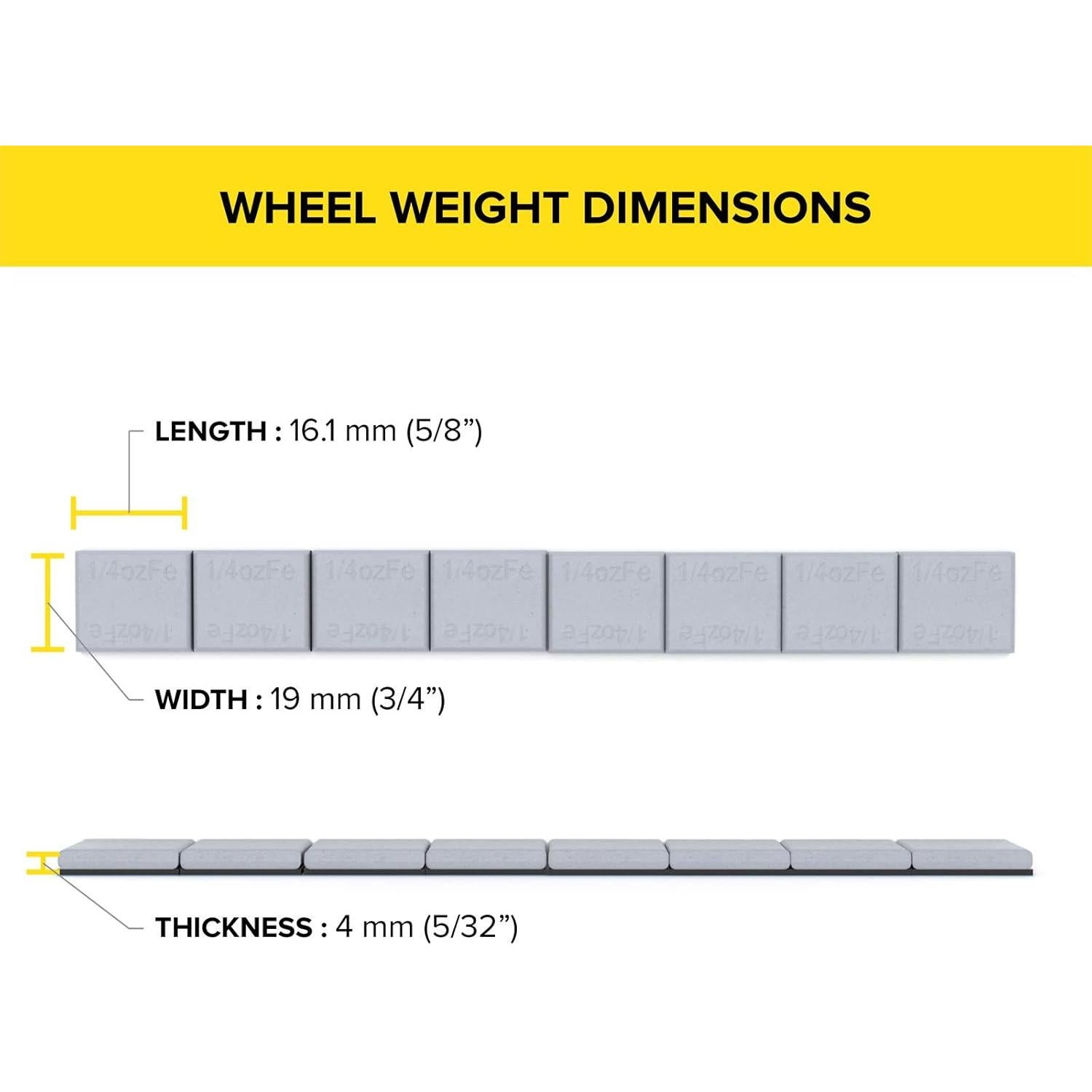 Pesas de Rueda Adhesivas StanceMagic 7.09g Acero Galvanizado