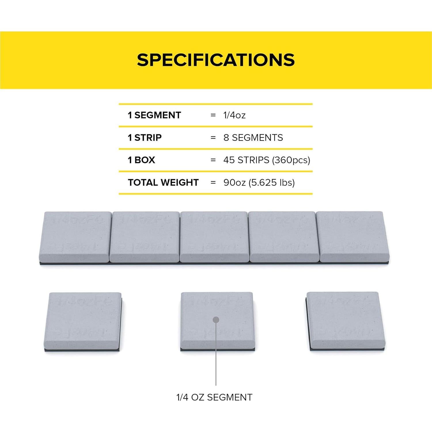 Pesas de Rueda Adhesivas StanceMagic 7.09g Acero Galvanizado