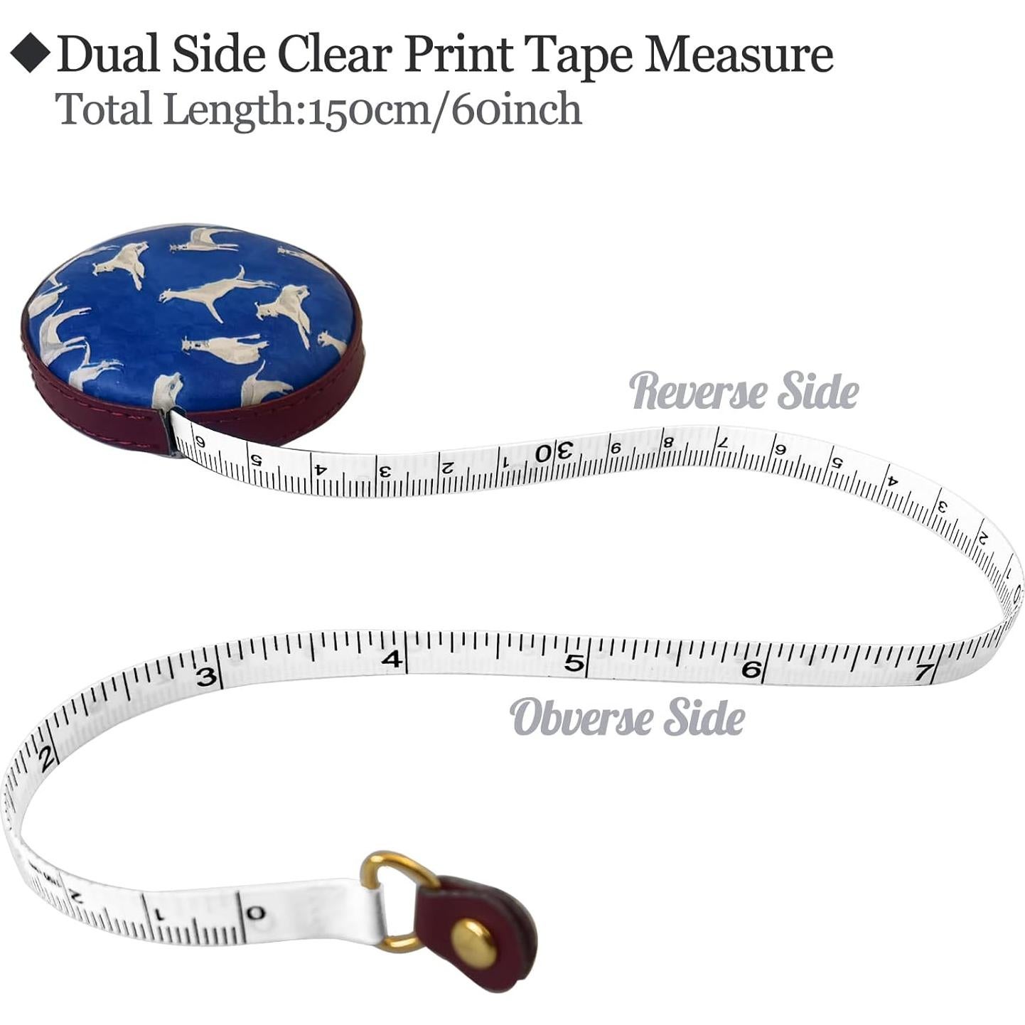 Cinta Métrica Doble Cara L1 150 cm para Costura y Sastrería