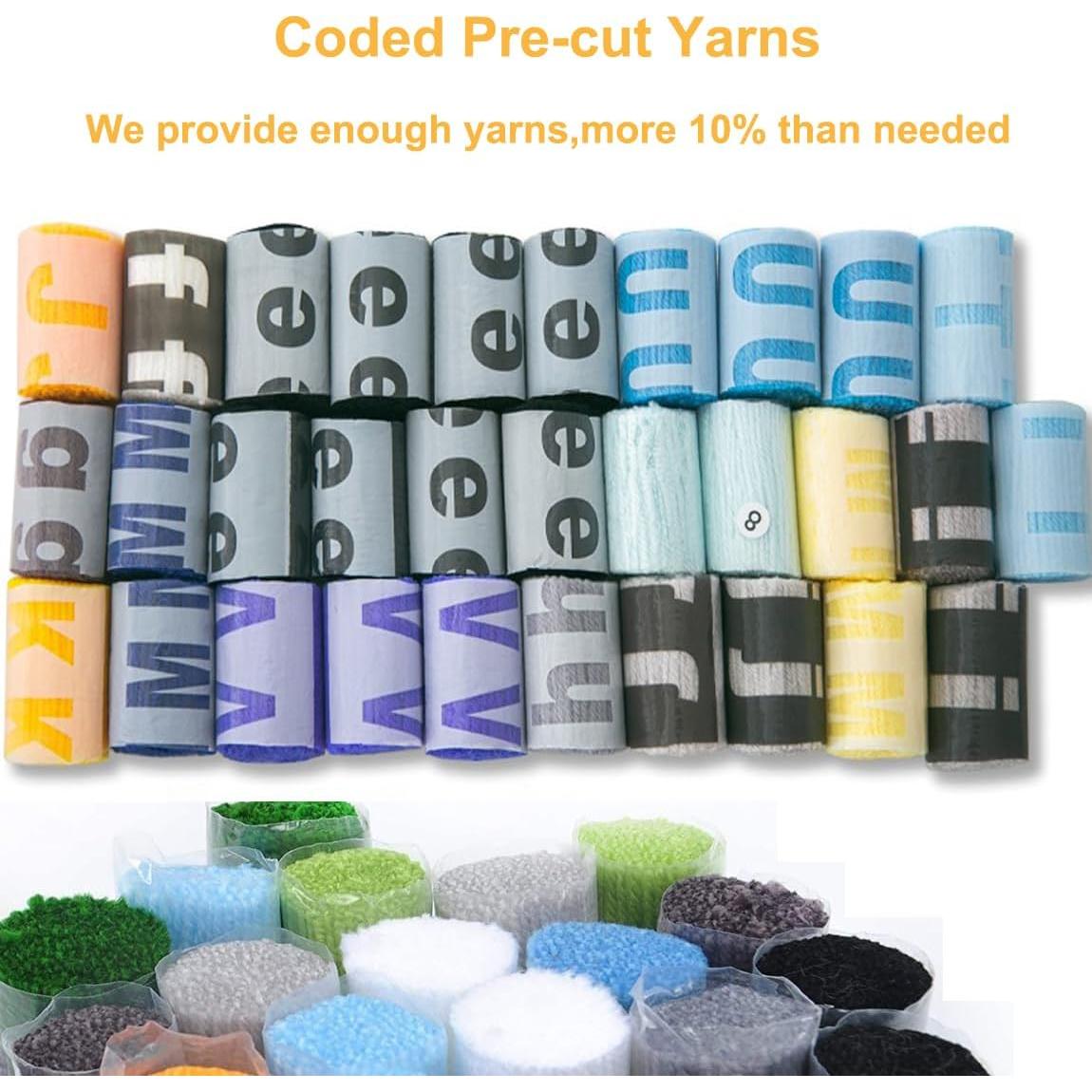 Kit de Ganchillo YOOTOM Dragón Azul 50.8x38.1 cm DIY