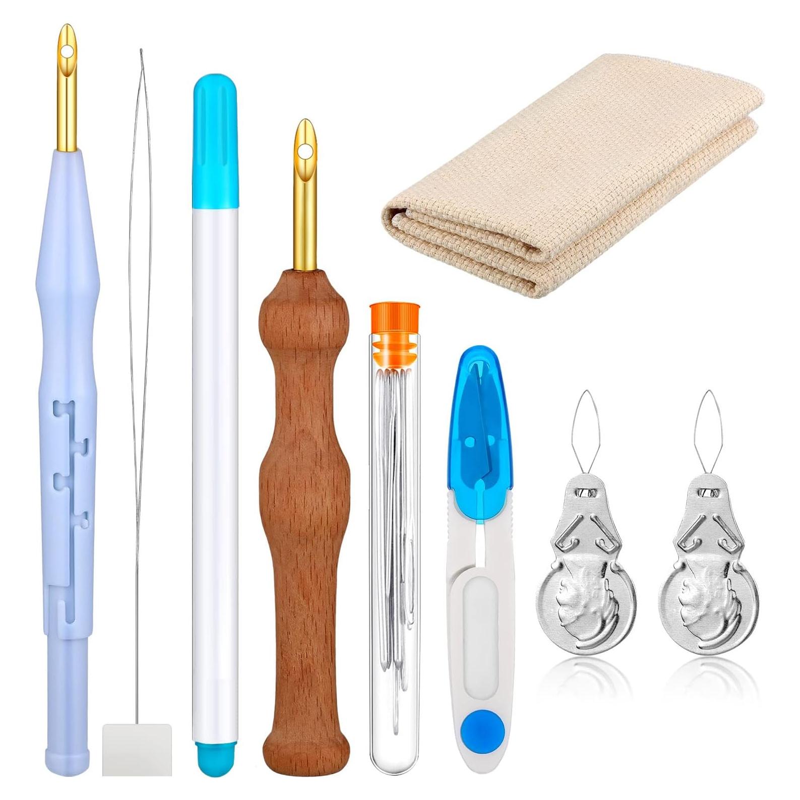 Kit de Agujas de Punch WILLBOND 17 Piezas para Bordado