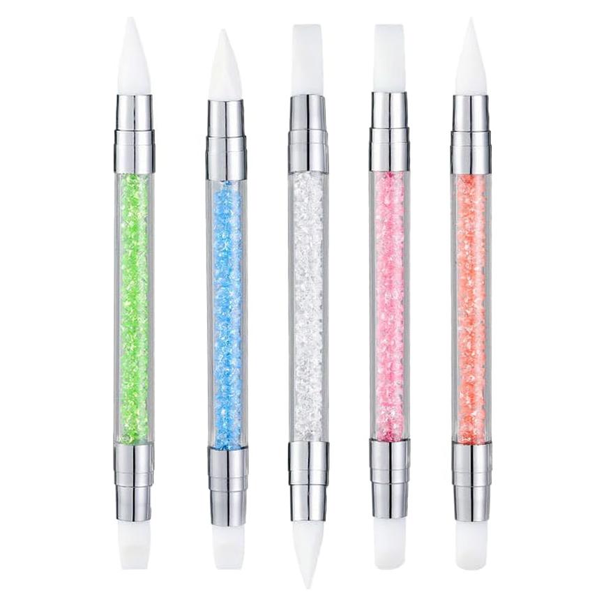 5 Piezas Bolígrafos de Escultura de Uñas FULINJOY - Doble Punta
