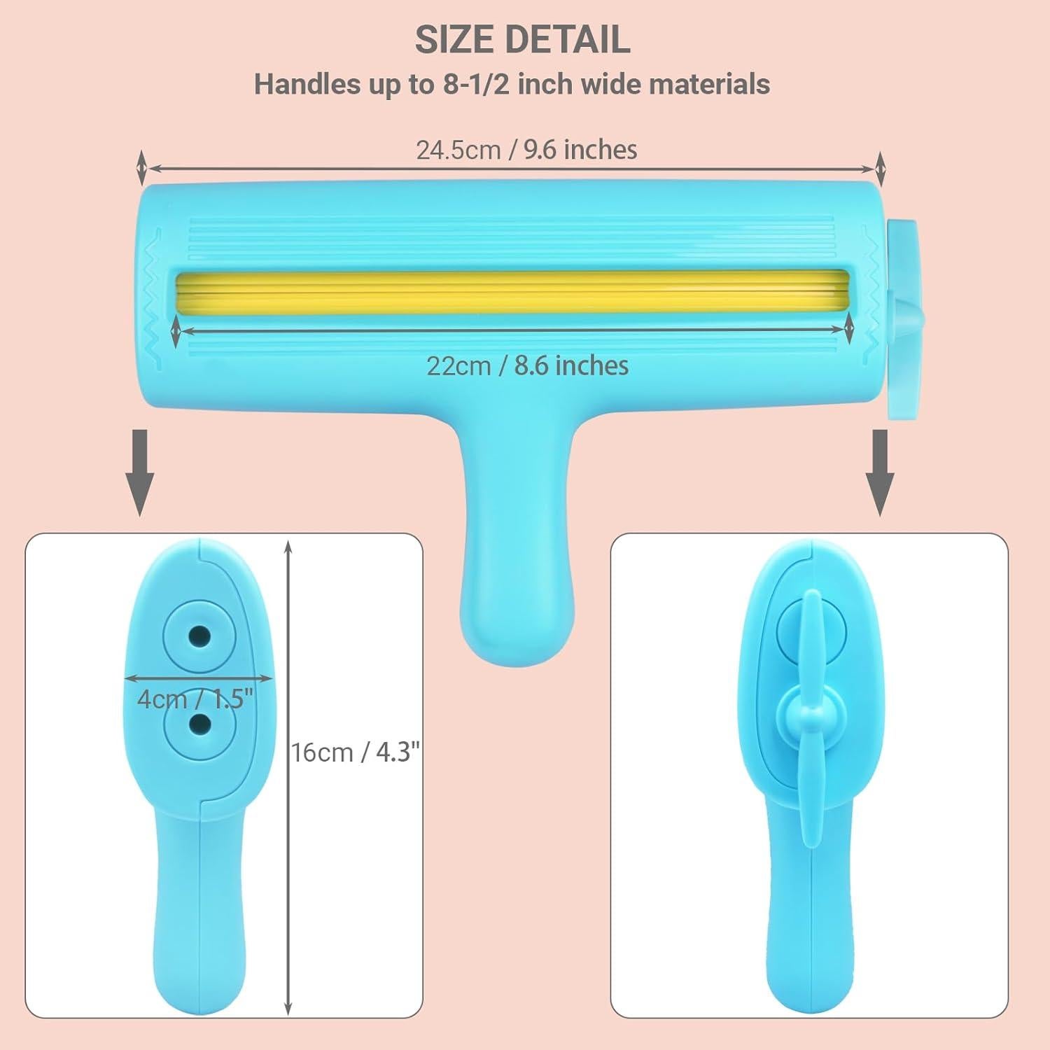 Crimpadora de Papel KW-triO 21.59 cm Cian para Manualidades