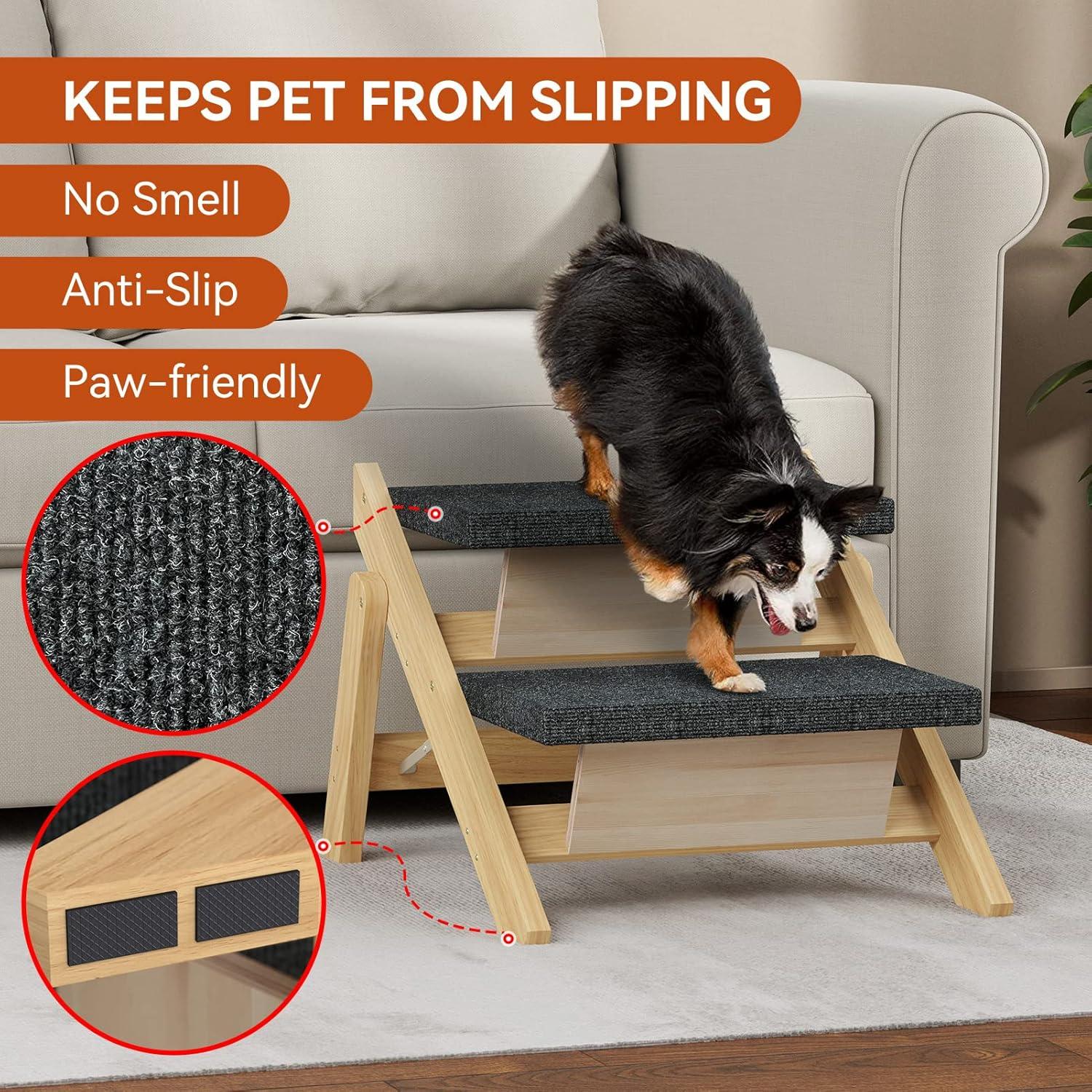 Escaleras para Mascotas RunLexi 2 Escalones Antideslizantes