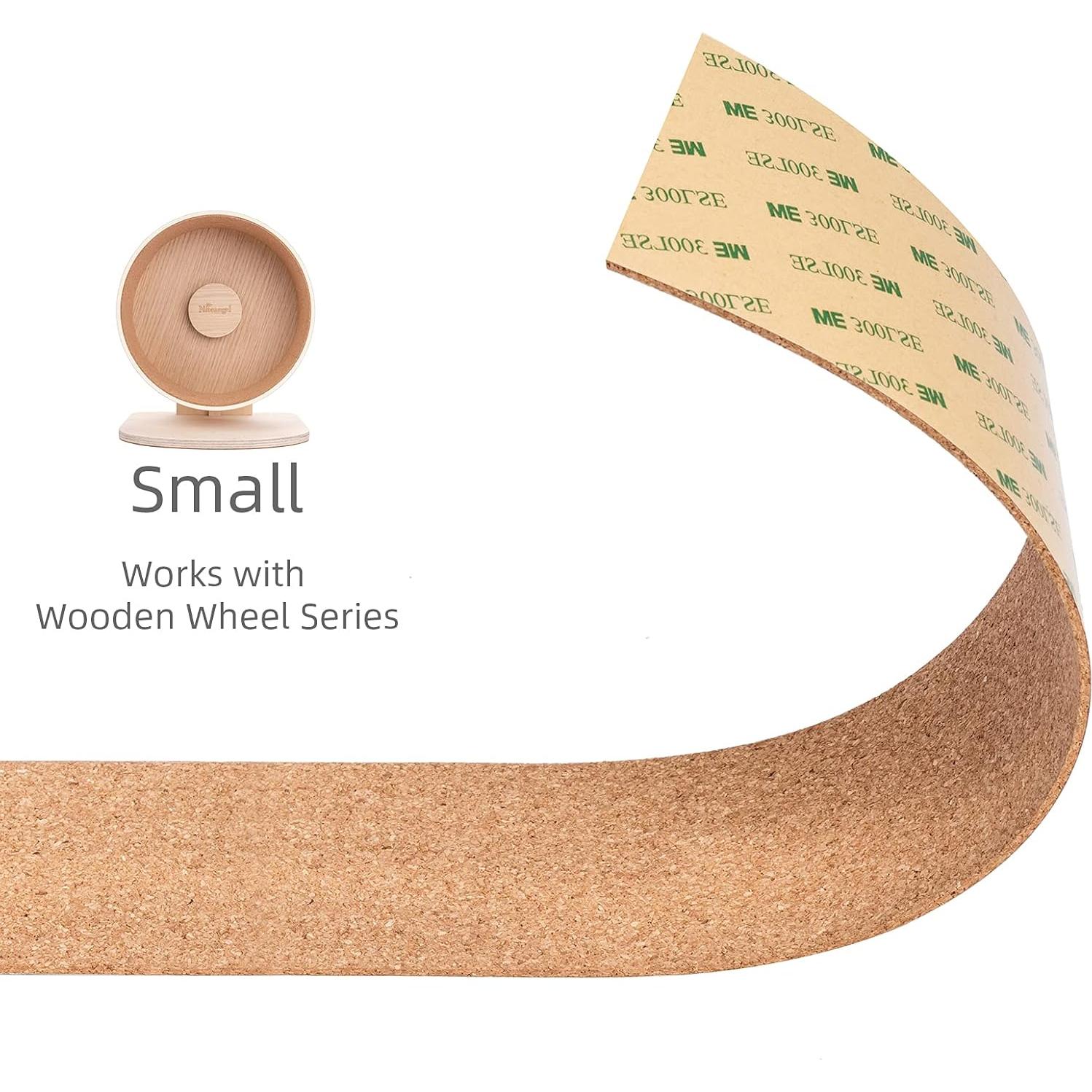 Pista de Correr de Corcho Niteangel para Rueda de Hámster Pequeña