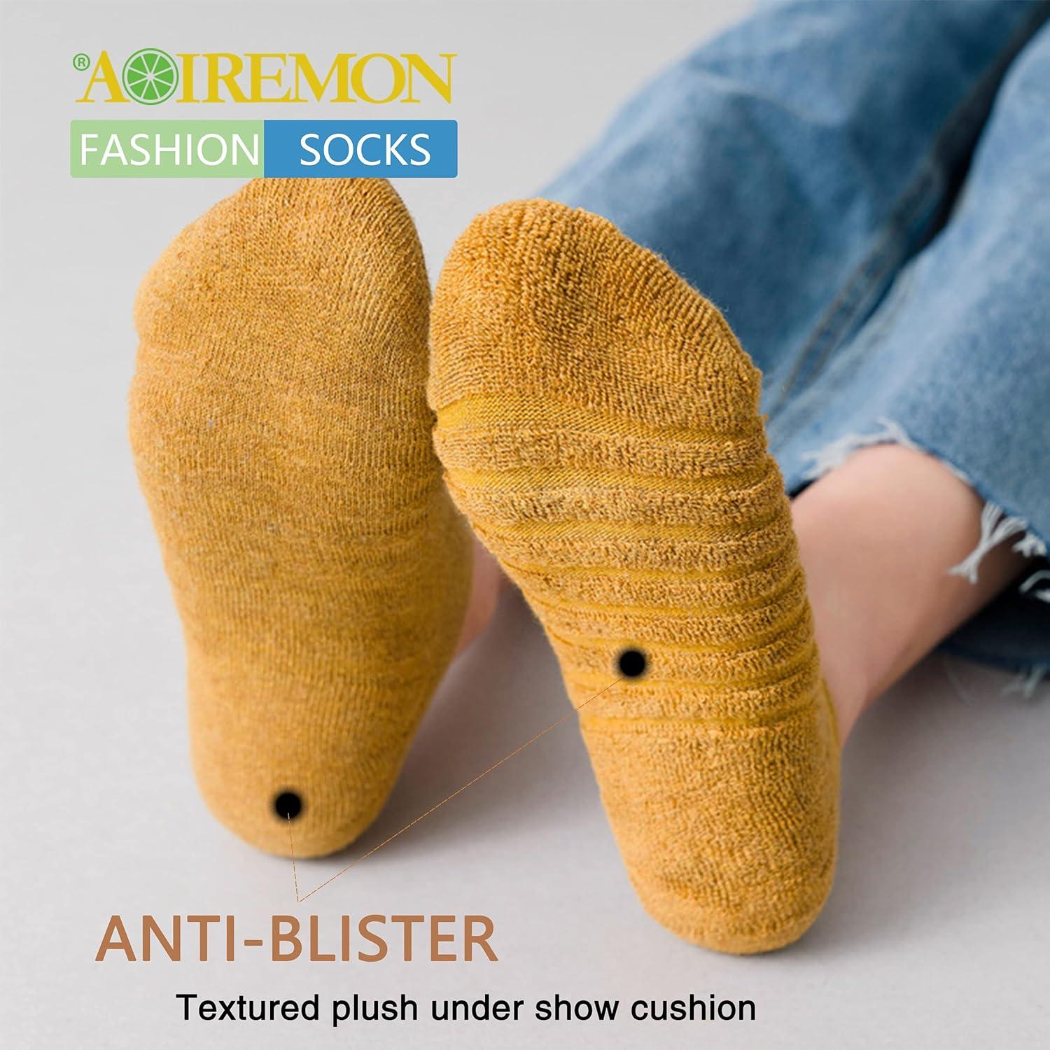 Calcetines Invisibles Deportivos AOIREMON 10 Pares Mujeres 36-41