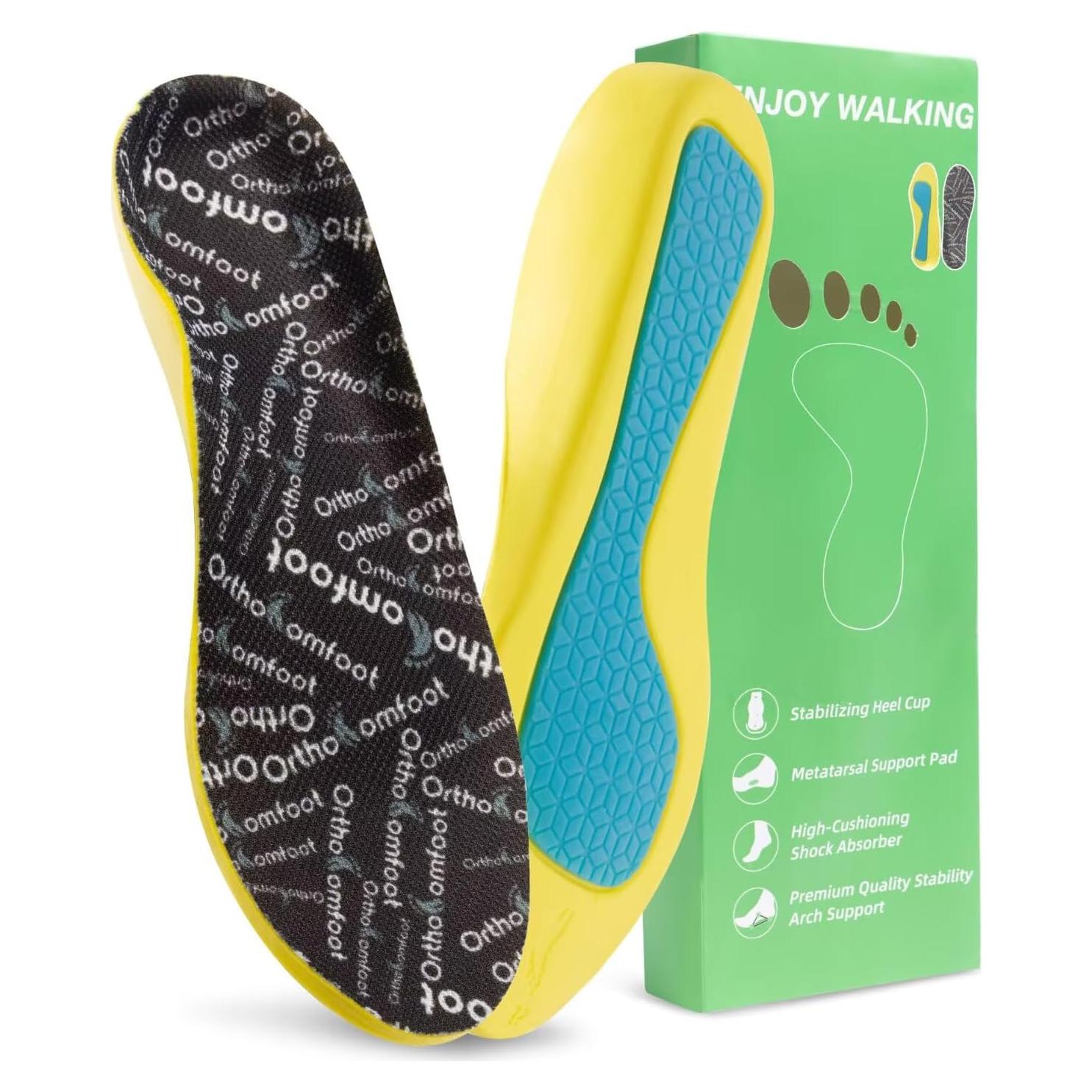 Plantillas Ortopédicas OrthoComfoot Niños Talla 1 Soporte Arco