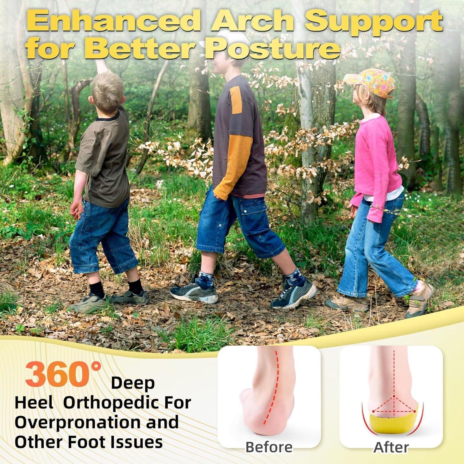 Plantillas Ortopédicas OrthoComfoot Niños Talla 1 Soporte Arco