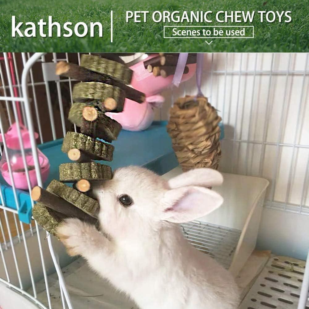 Juguetes de Masticación para Conejos Kathson 3PCS Orgánicos