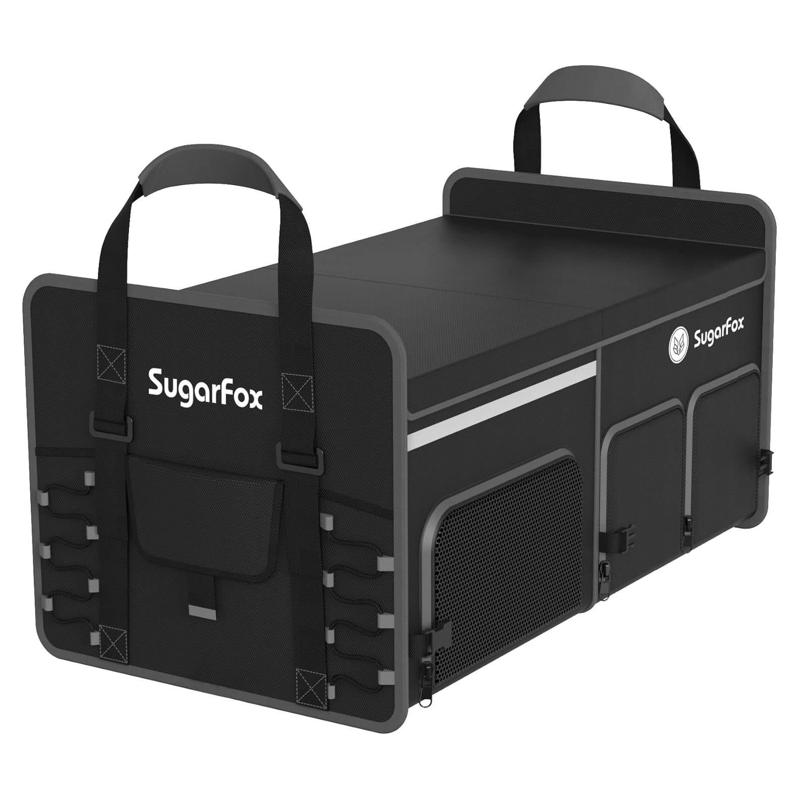 Organizador de Maletero SugarFox 63L Impermeable Plegable Negro
