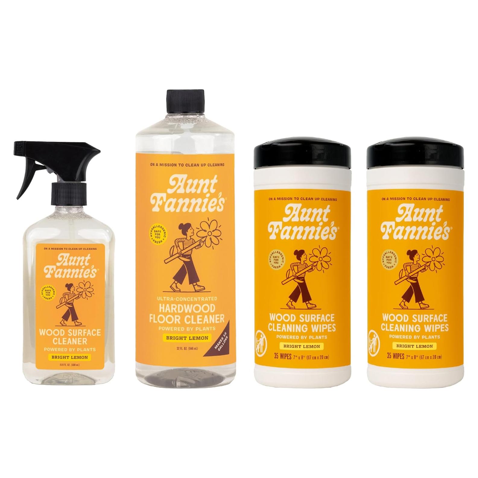 Paquete de Limpieza de Madera Aunt Fannie - 4 Productos