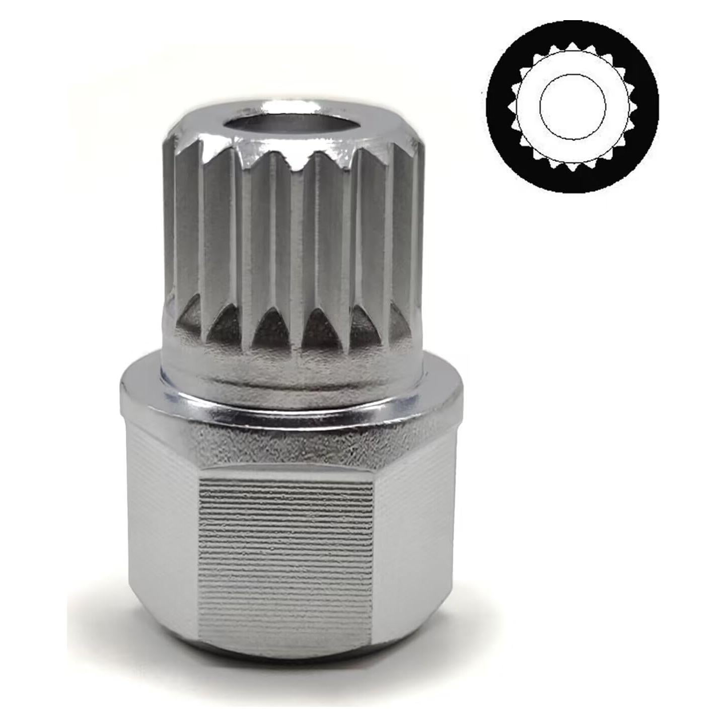 Llave de tuerca de bloqueo de rueda JEUCLEL 36/20PT para BMW