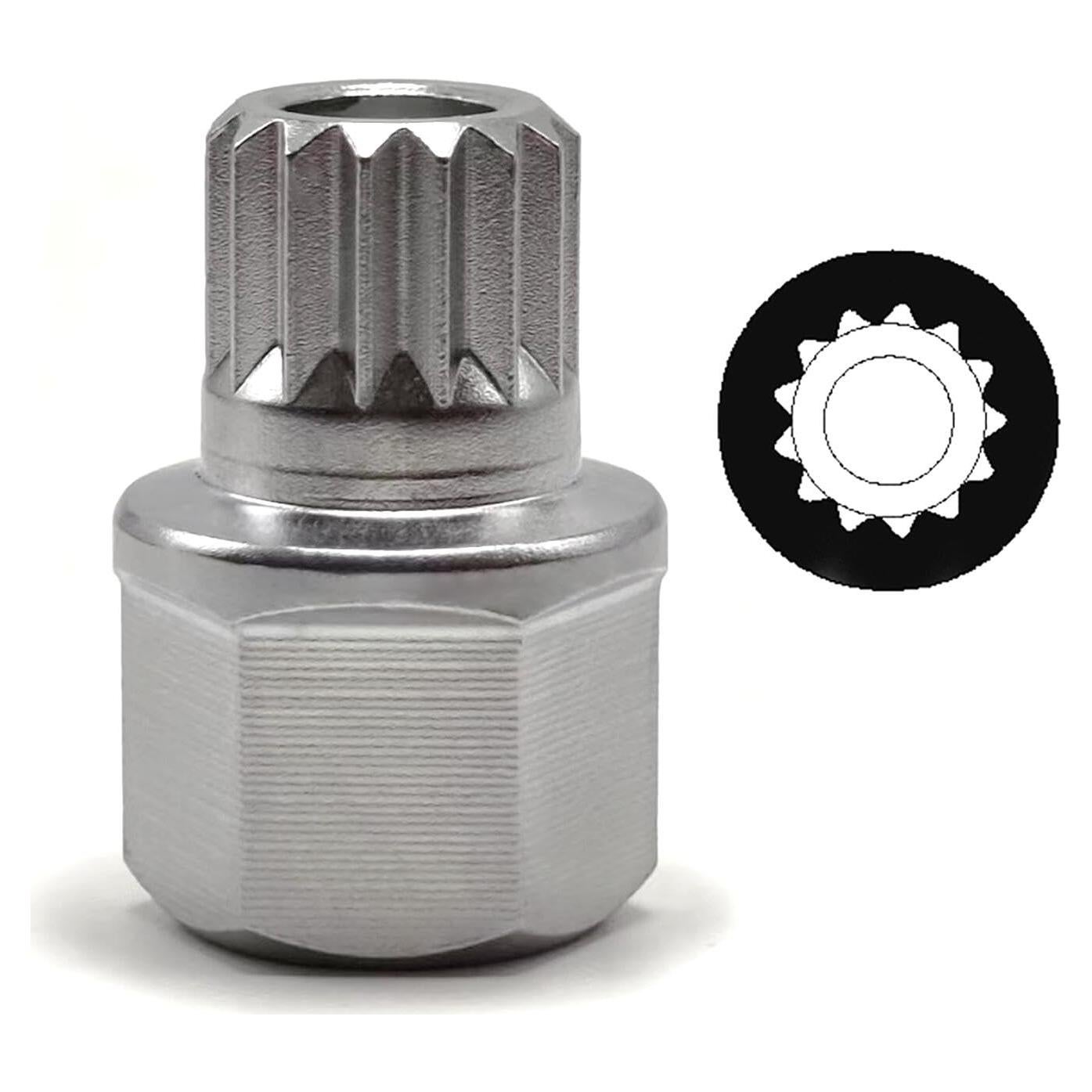 Llave de tuerca de bloqueo de rueda JEUCLEL 30/13PT - Herramienta antirrobo