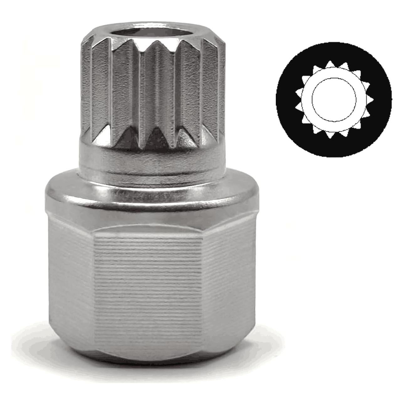 Llave de tuerca de bloqueo de rueda 31/15PT JEUCLEL para BMW