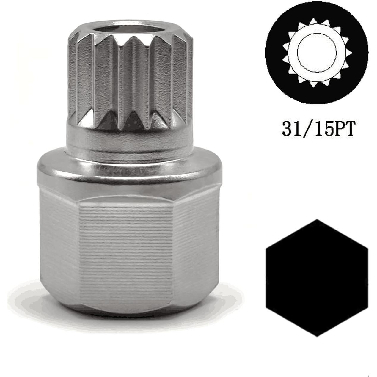 Llave de tuerca de bloqueo de rueda 31/15PT JEUCLEL para BMW