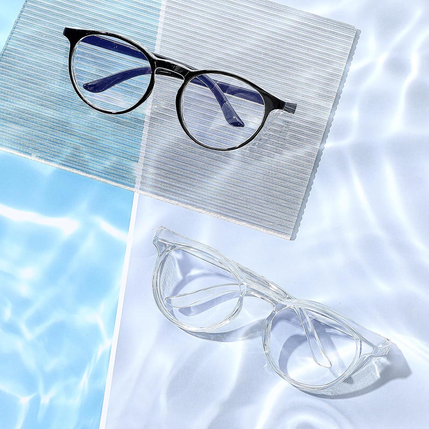 Paquete de 2 Gafas de Seguridad Antivaho TIESOME UV Azul