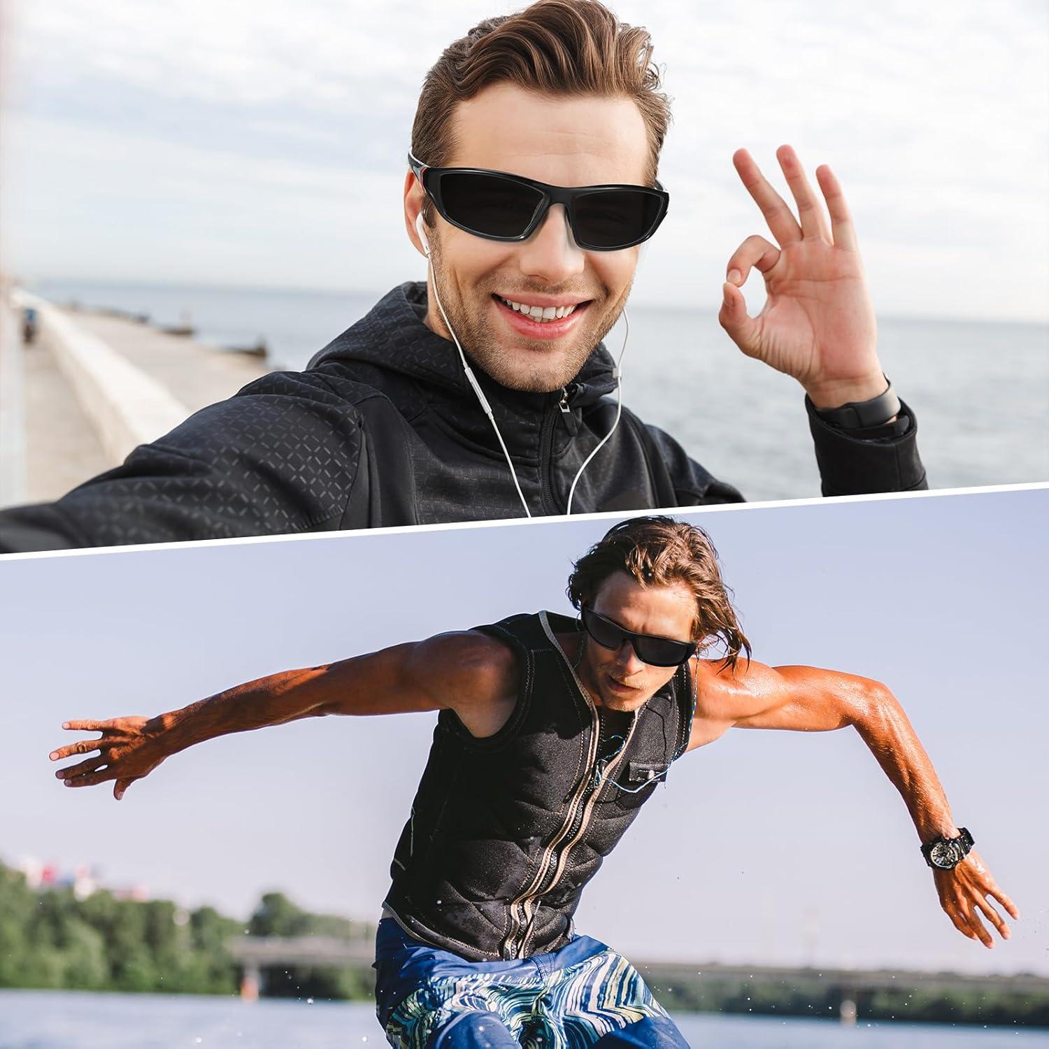 TOODOO 4 Pares Gafas de Sol Polarizadas UV para Hombres