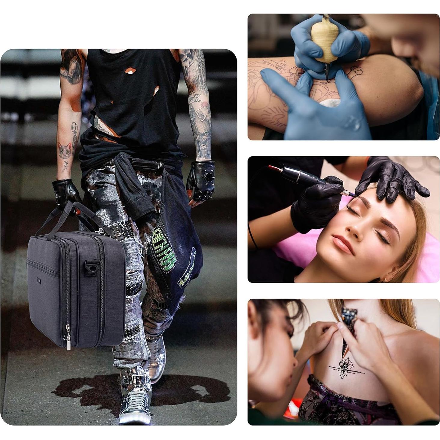 Bolsa de Transporte para Tatuajes ELCUPA - Organizador Negro