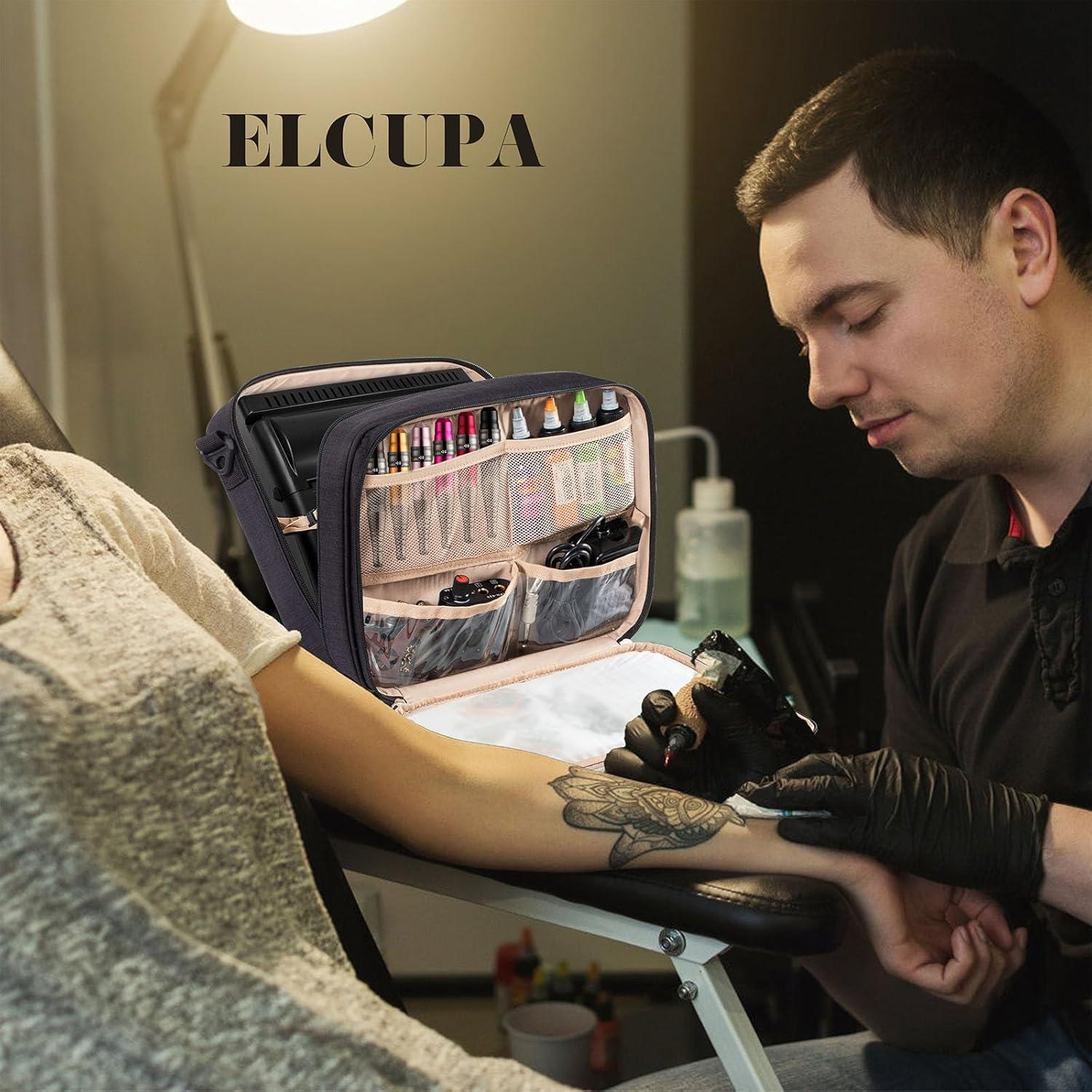 Bolsa de Transporte para Tatuajes ELCUPA - Organizador Negro