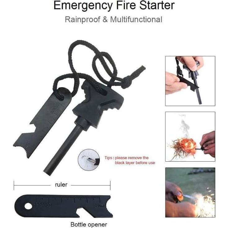 Kit de Supervivencia y Primeros Auxilios JIAOLUOLI 142 Pcs