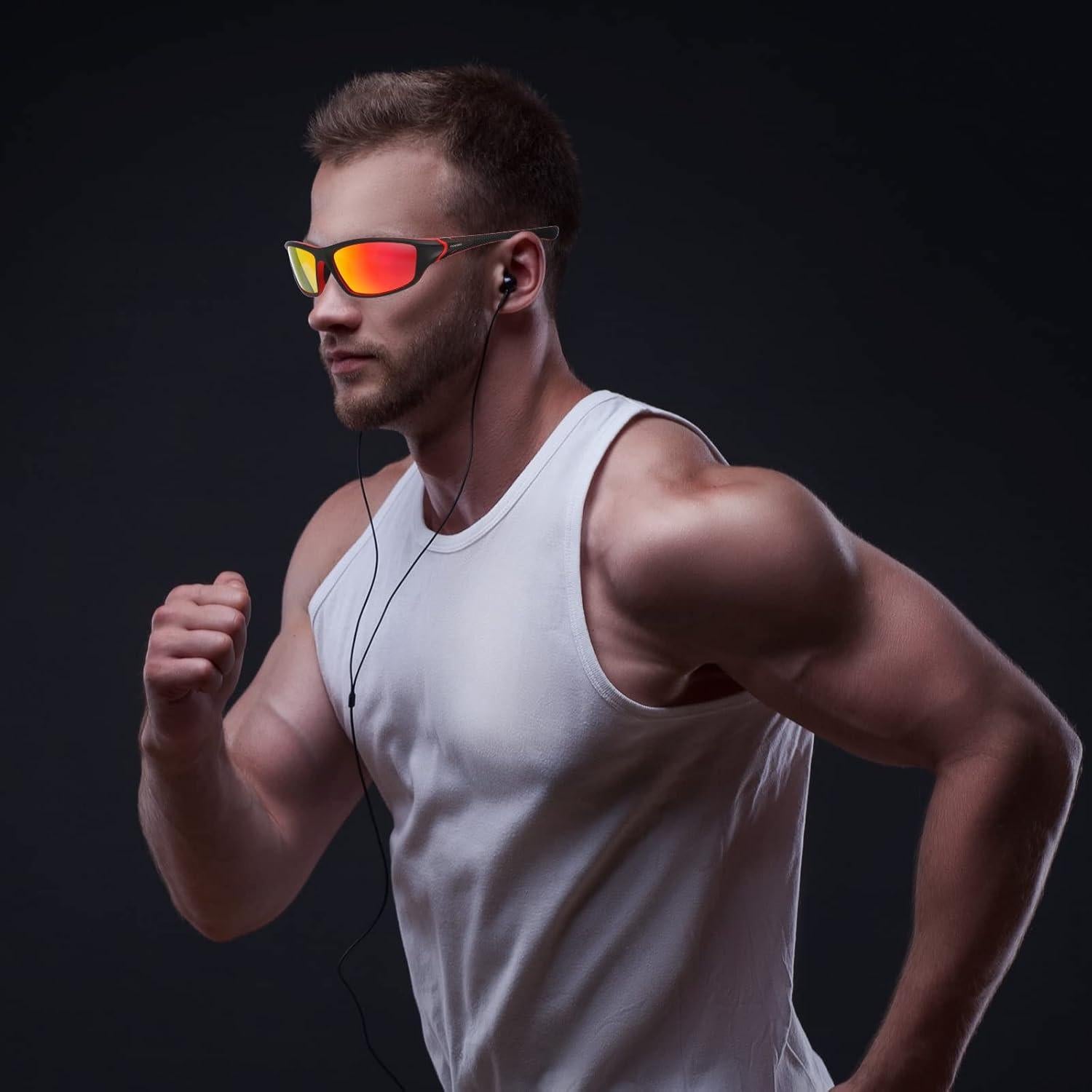 TOODOO 4 Pares Gafas de Sol Polarizadas UV para Hombres