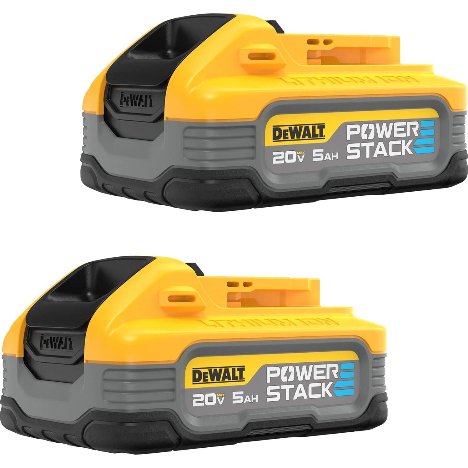 Paquete Baterías DEWALT 20V MAX Ion Litio 5Ah 2-Pack