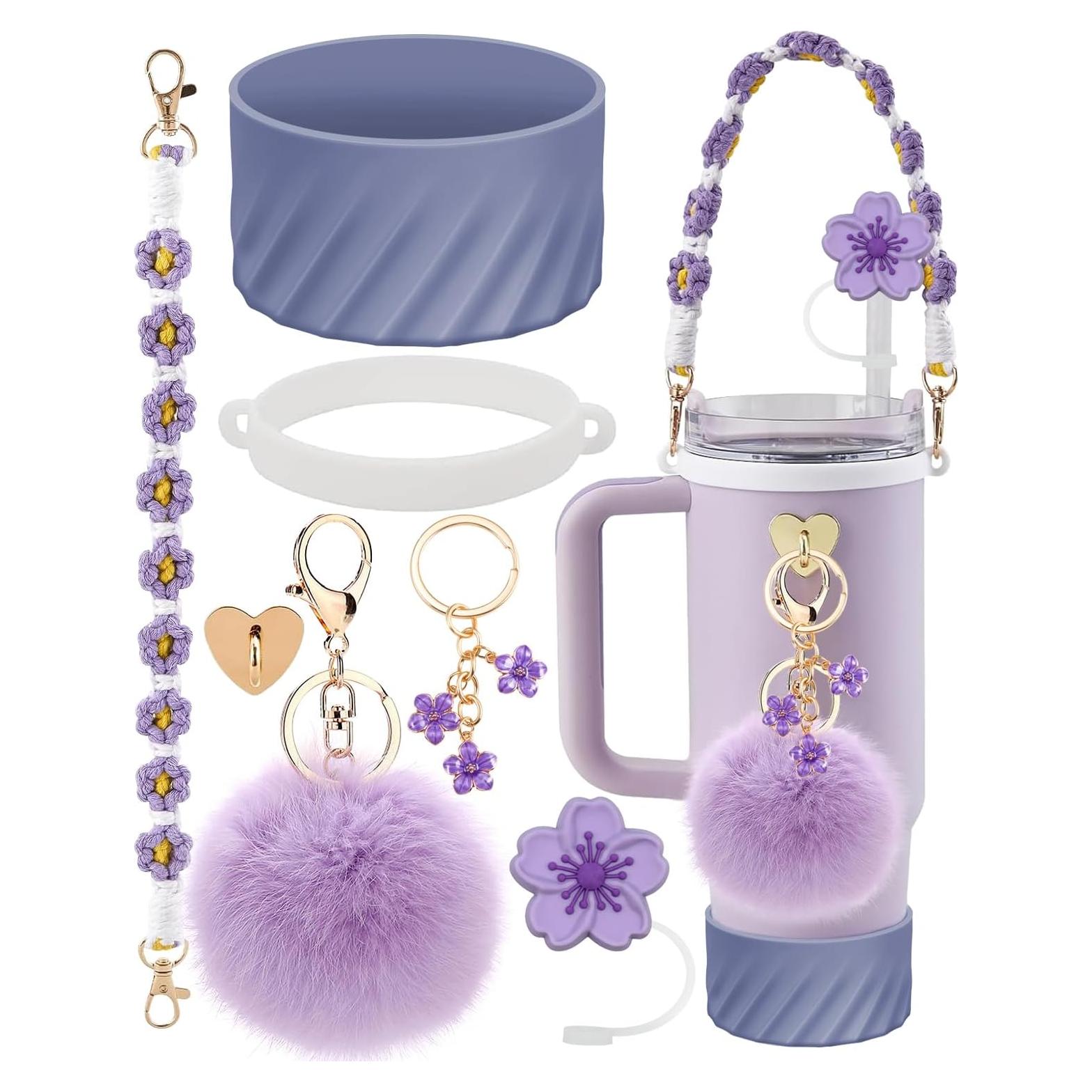 Juego de Accesorios CHEMLLC para Copa Stanley 40 oz Lavanda