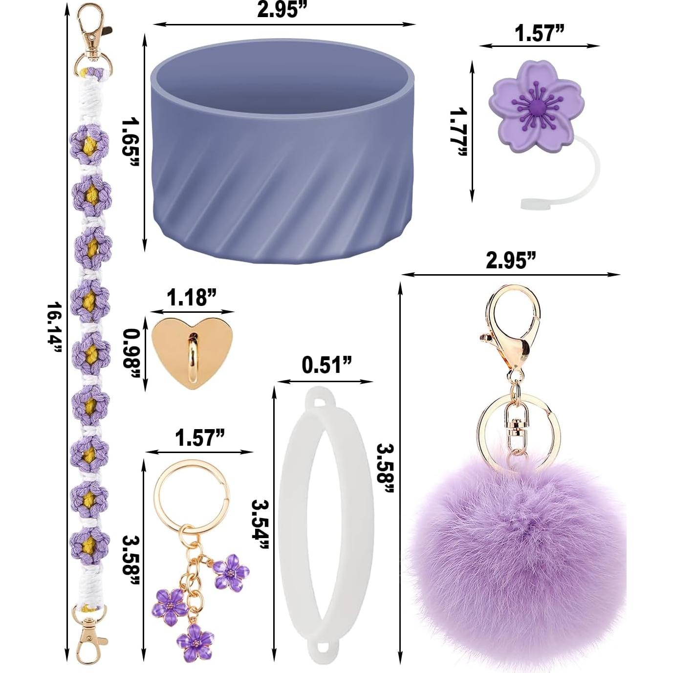 Juego de Accesorios CHEMLLC para Copa Stanley 40 oz Lavanda