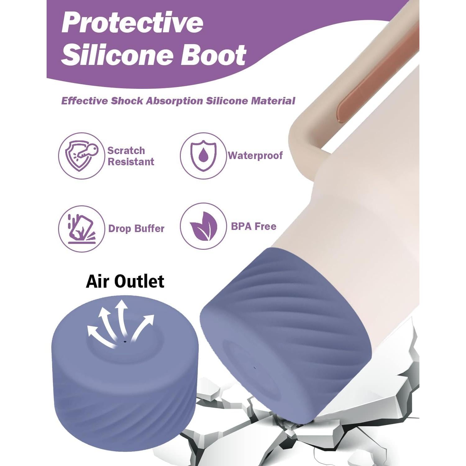 Juego de Accesorios CHEMLLC para Copa Stanley 40 oz Lavanda