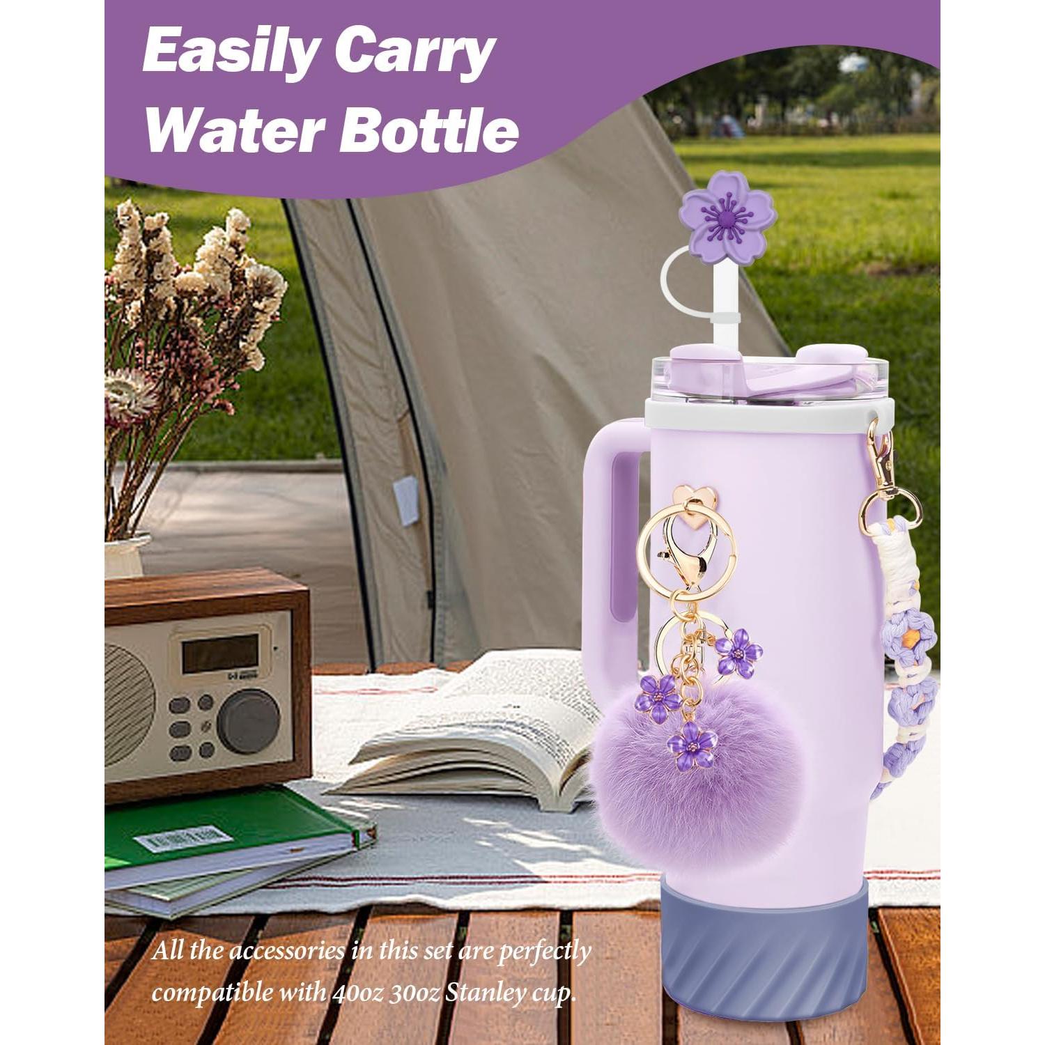 Juego de Accesorios CHEMLLC para Copa Stanley 40 oz Lavanda