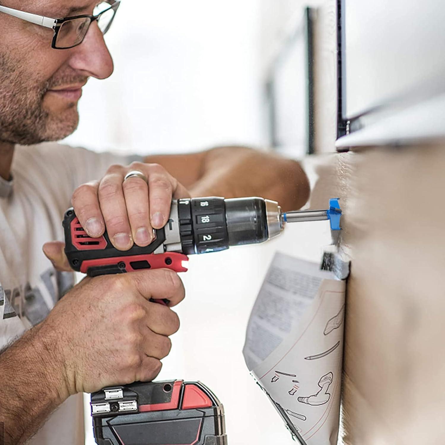 Juego de Brocas Forstner Kowood 8 Piezas Carburo 6.35-34.9mm