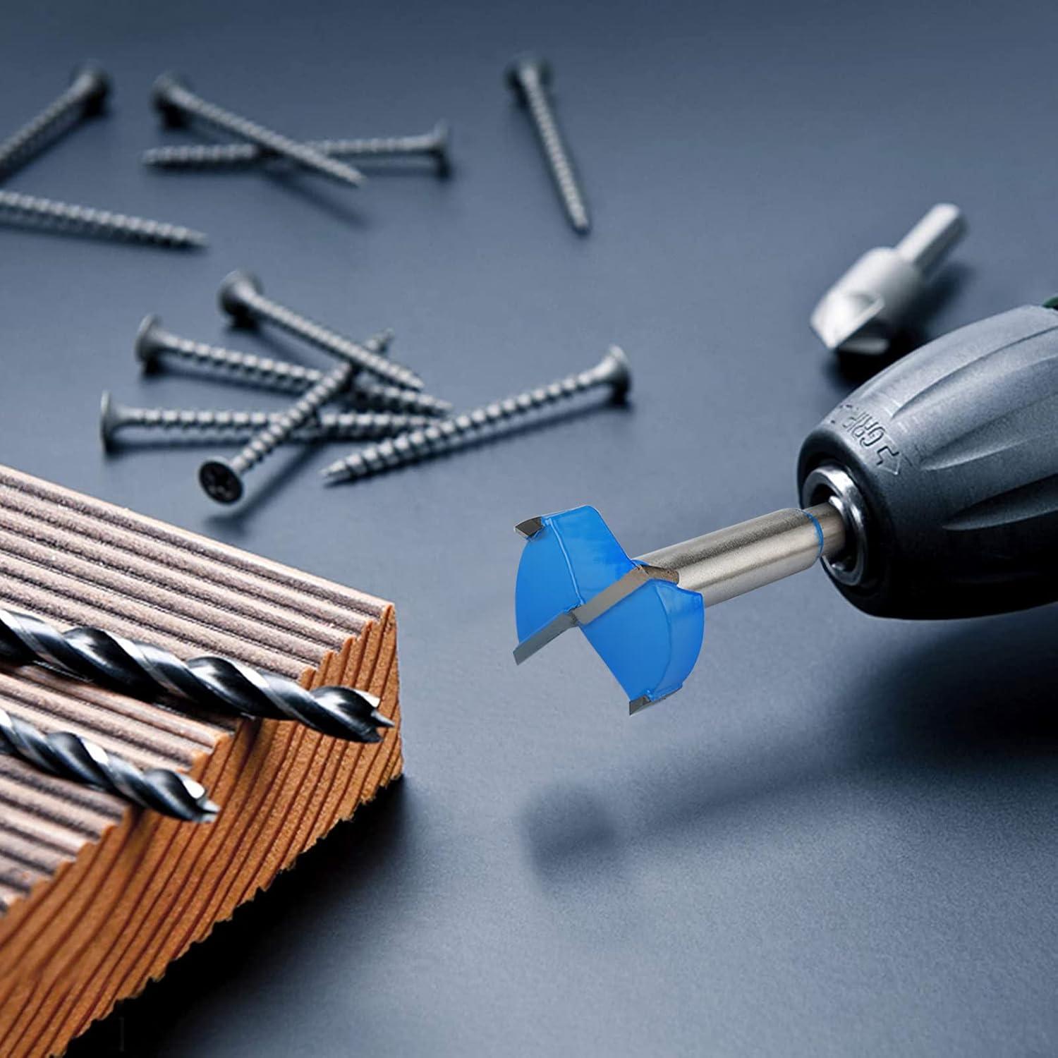 Juego de Brocas Forstner Kowood 8 Piezas Carburo 6.35-34.9mm