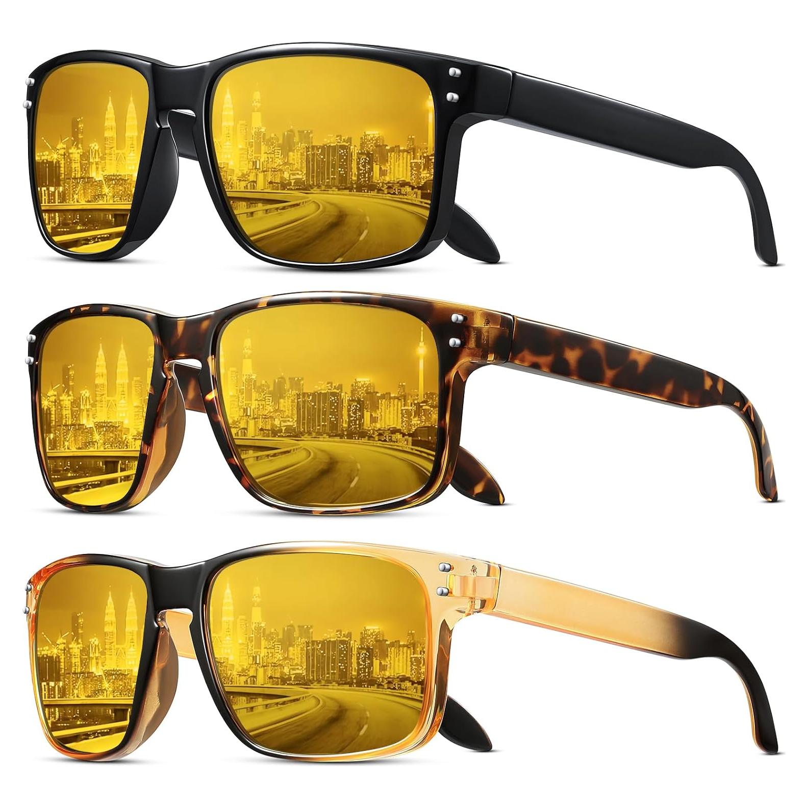 Gafas de Visión Nocturna Polarizadas HD Antideslumbrantes