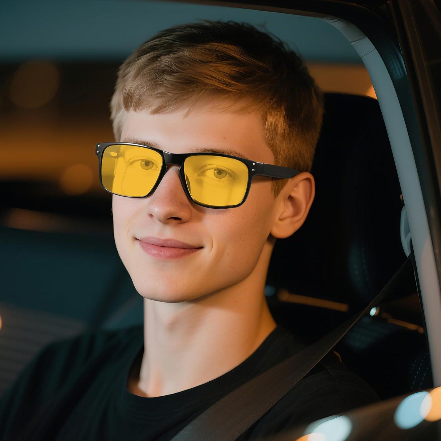 Gafas de Visión Nocturna Polarizadas HD Antideslumbrantes