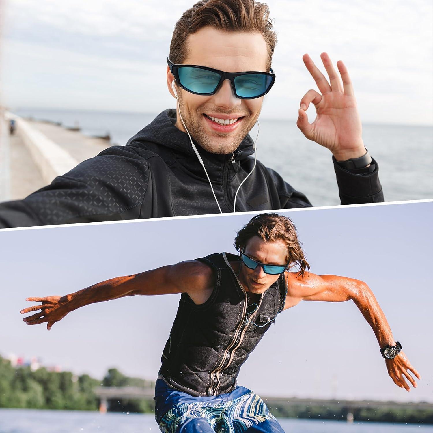 TOODOO 4 Pares Gafas de Sol Polarizadas UV para Hombres