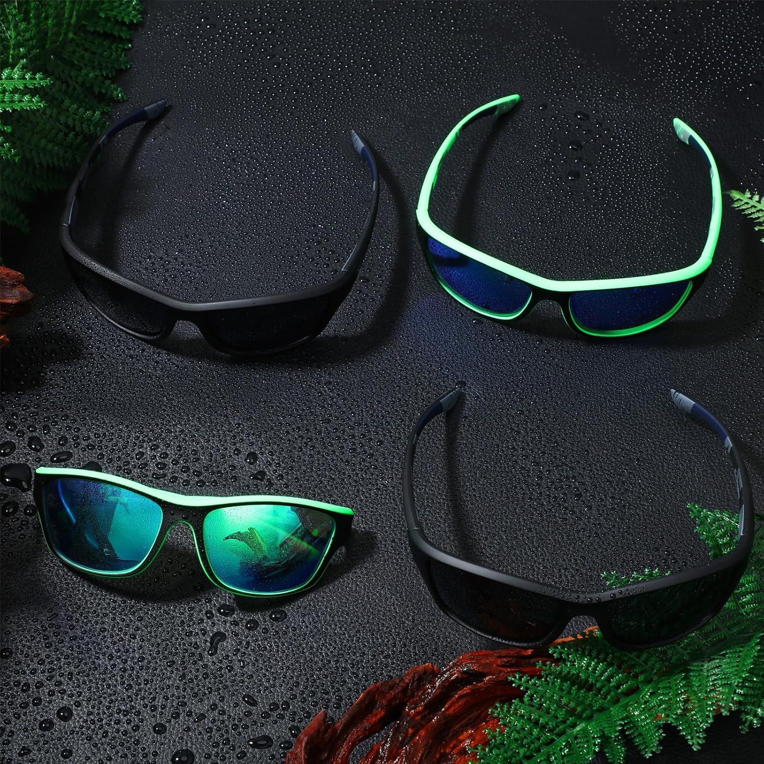 TOODOO 4 Pares Gafas de Sol Polarizadas UV para Hombres