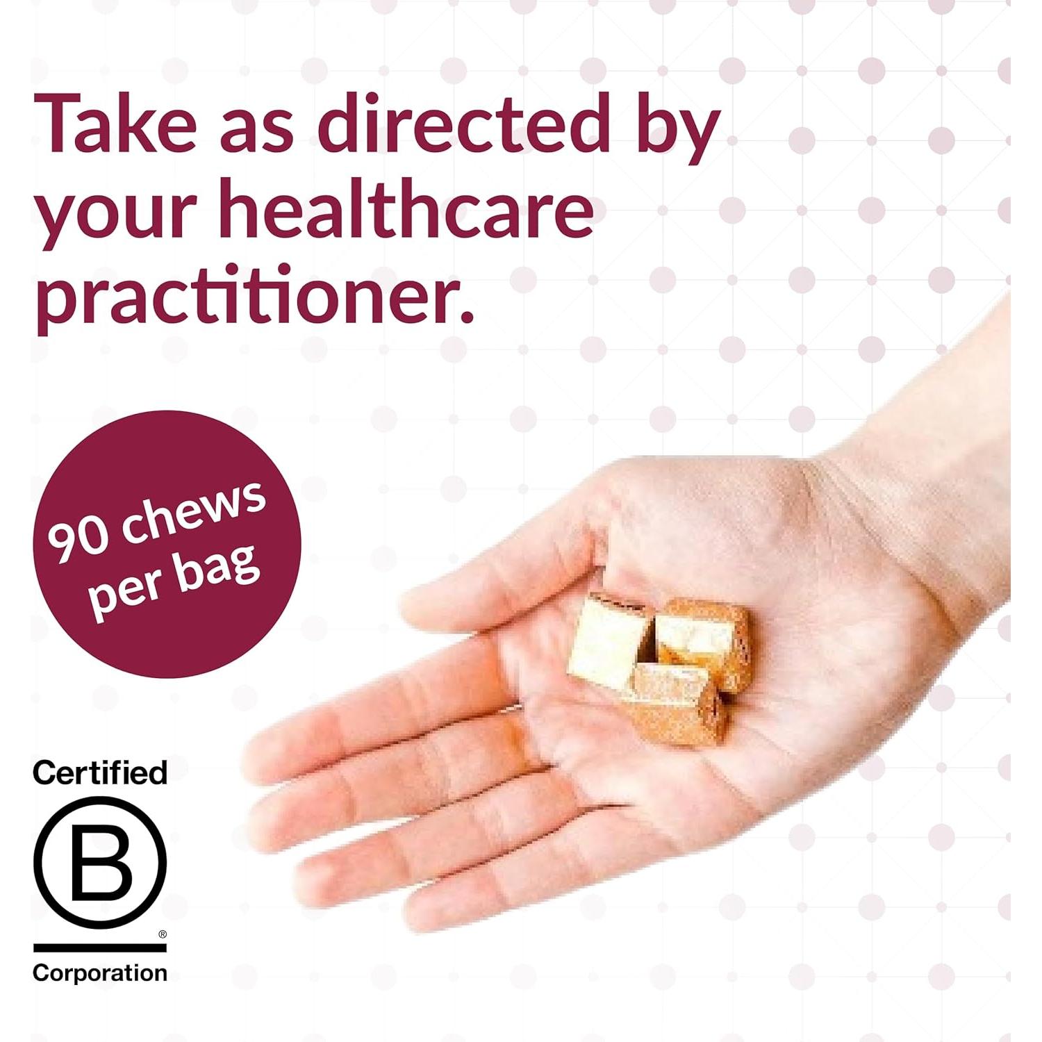 Bocados Masticables de Calcio Bariatric Advantage 500 mg - Frutas Variadas - 90 Unidades