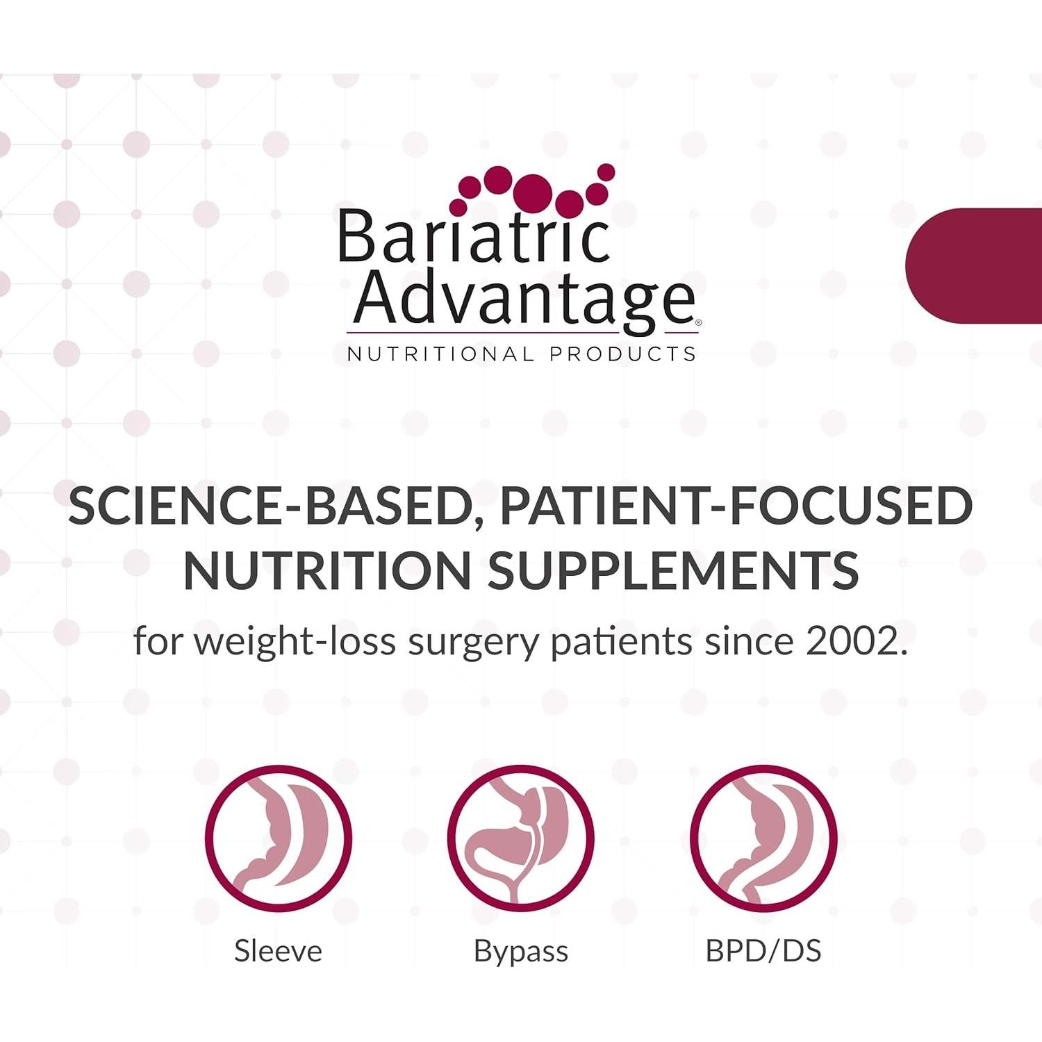 Bocados Masticables de Calcio Bariatric Advantage 500 mg - Frutas Variadas - 90 Unidades